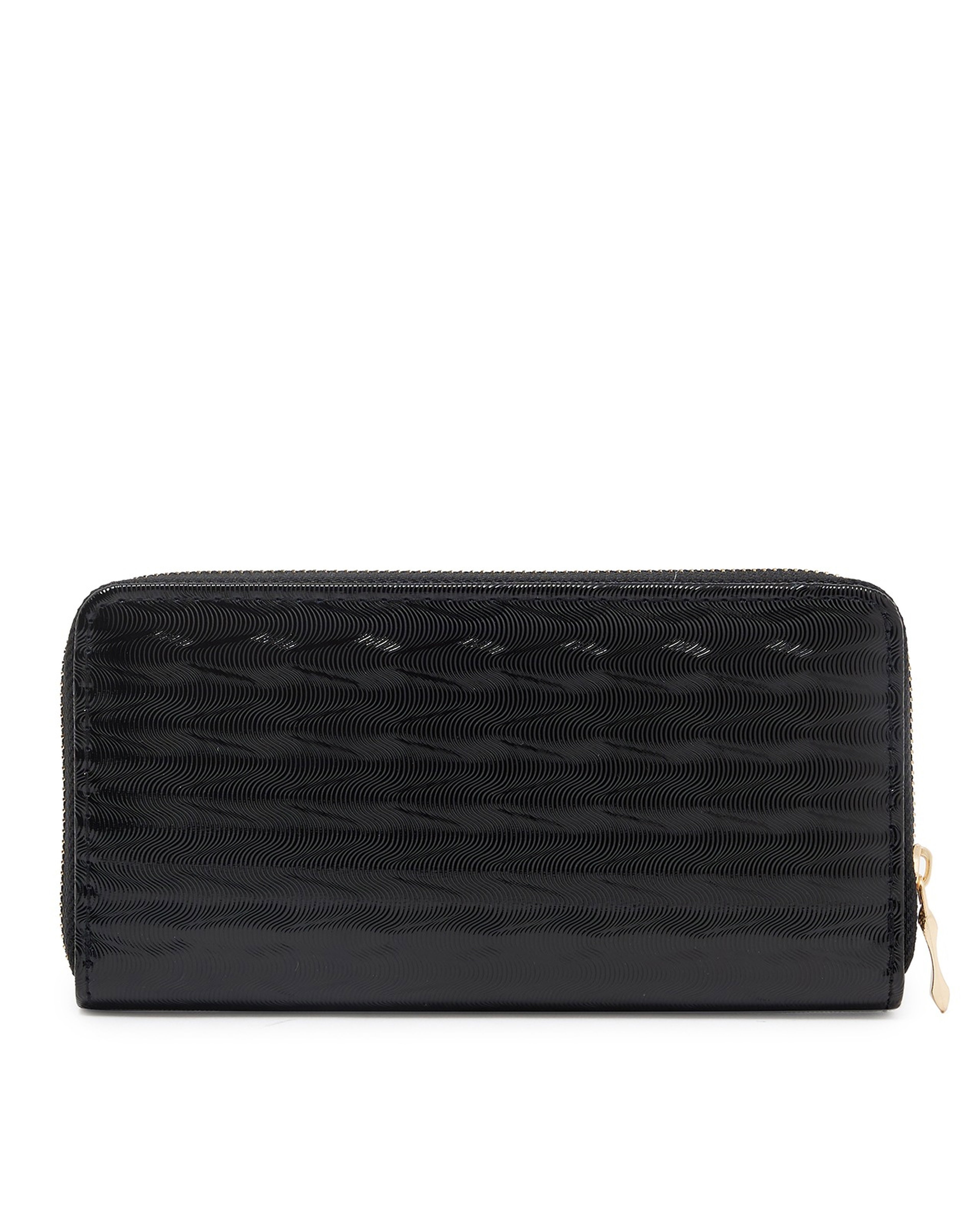 Self Patterned Long Wallet