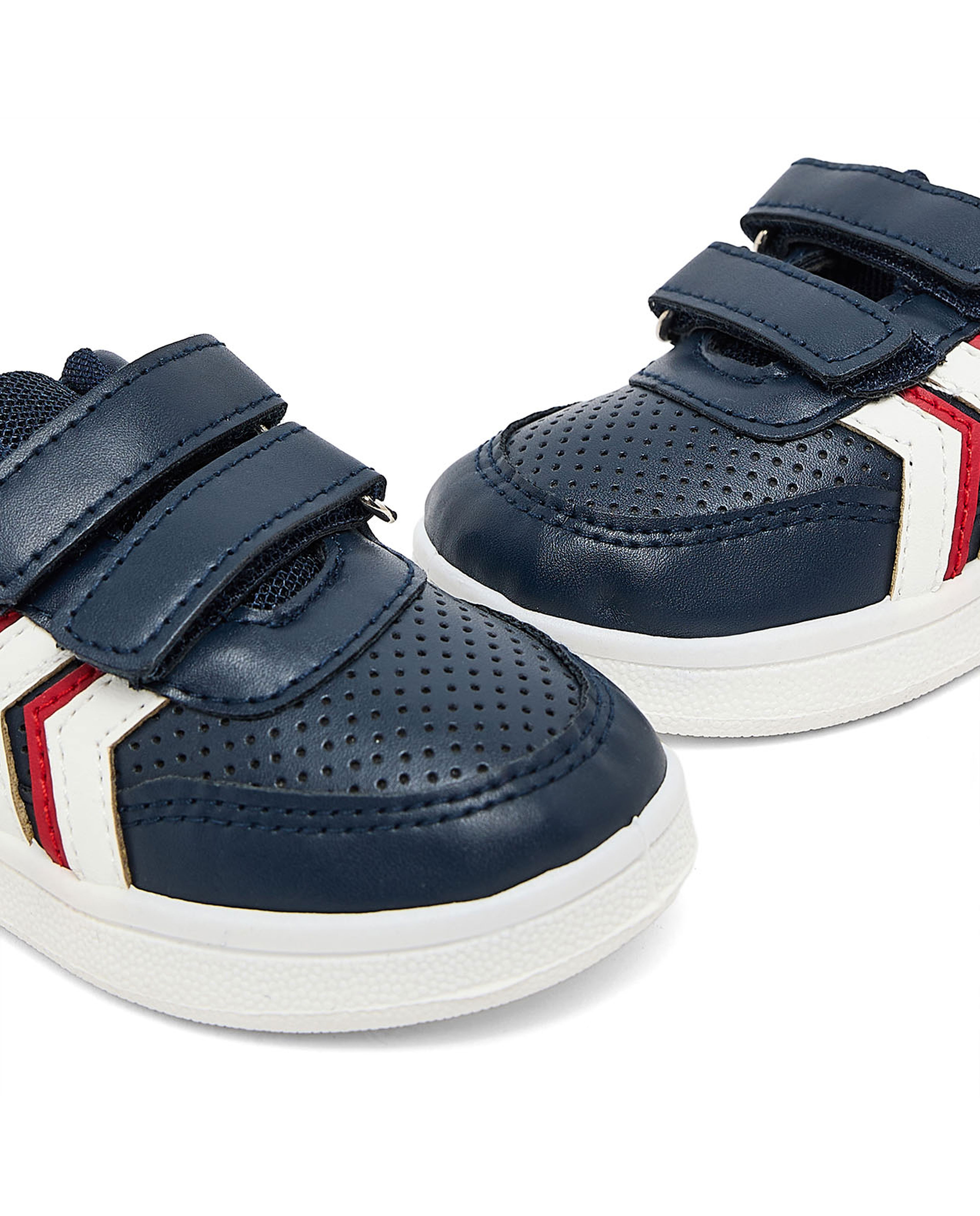 Contrast Trim Velcro Shoes