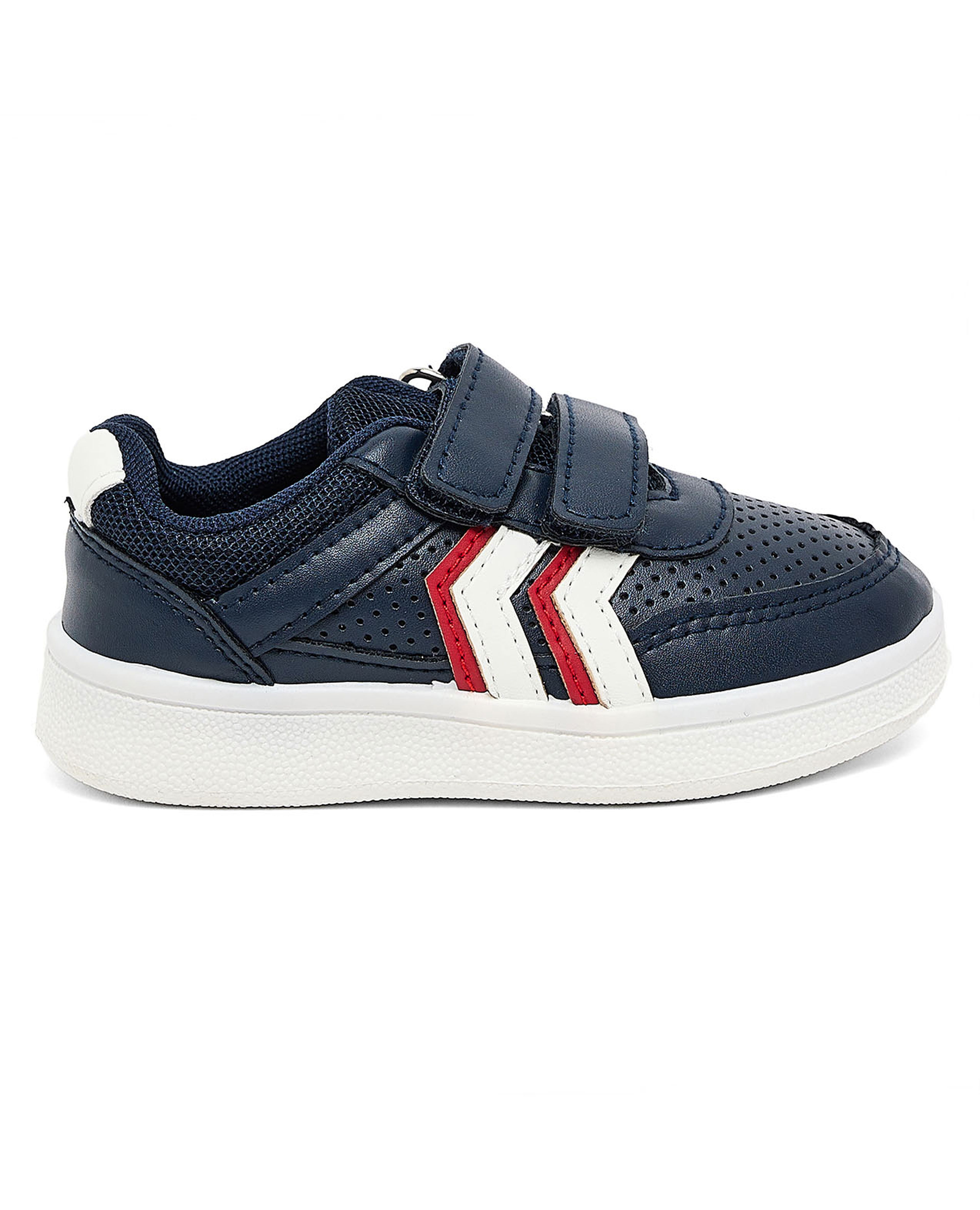 Contrast Trim Velcro Shoes