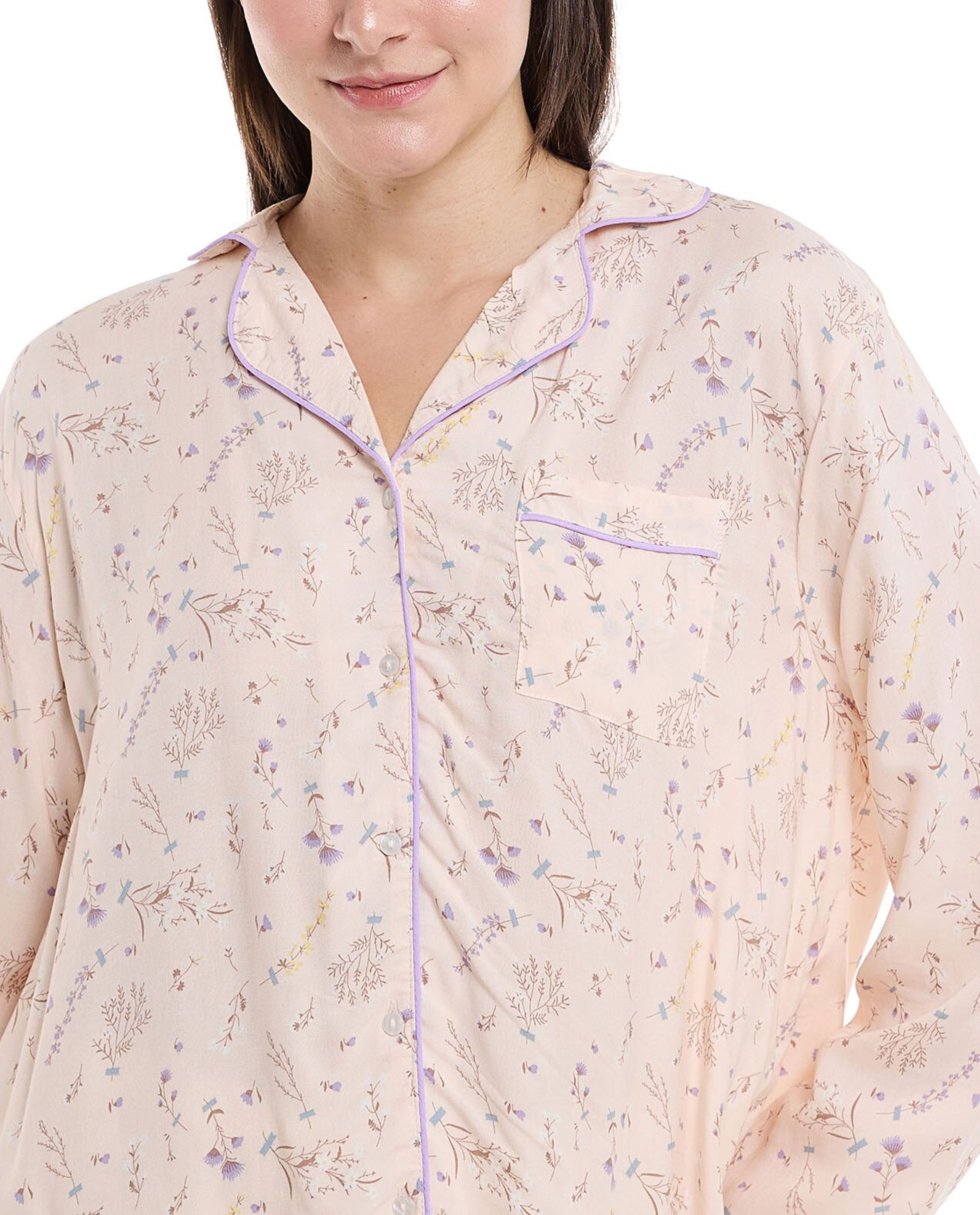Printed Pyjama Set