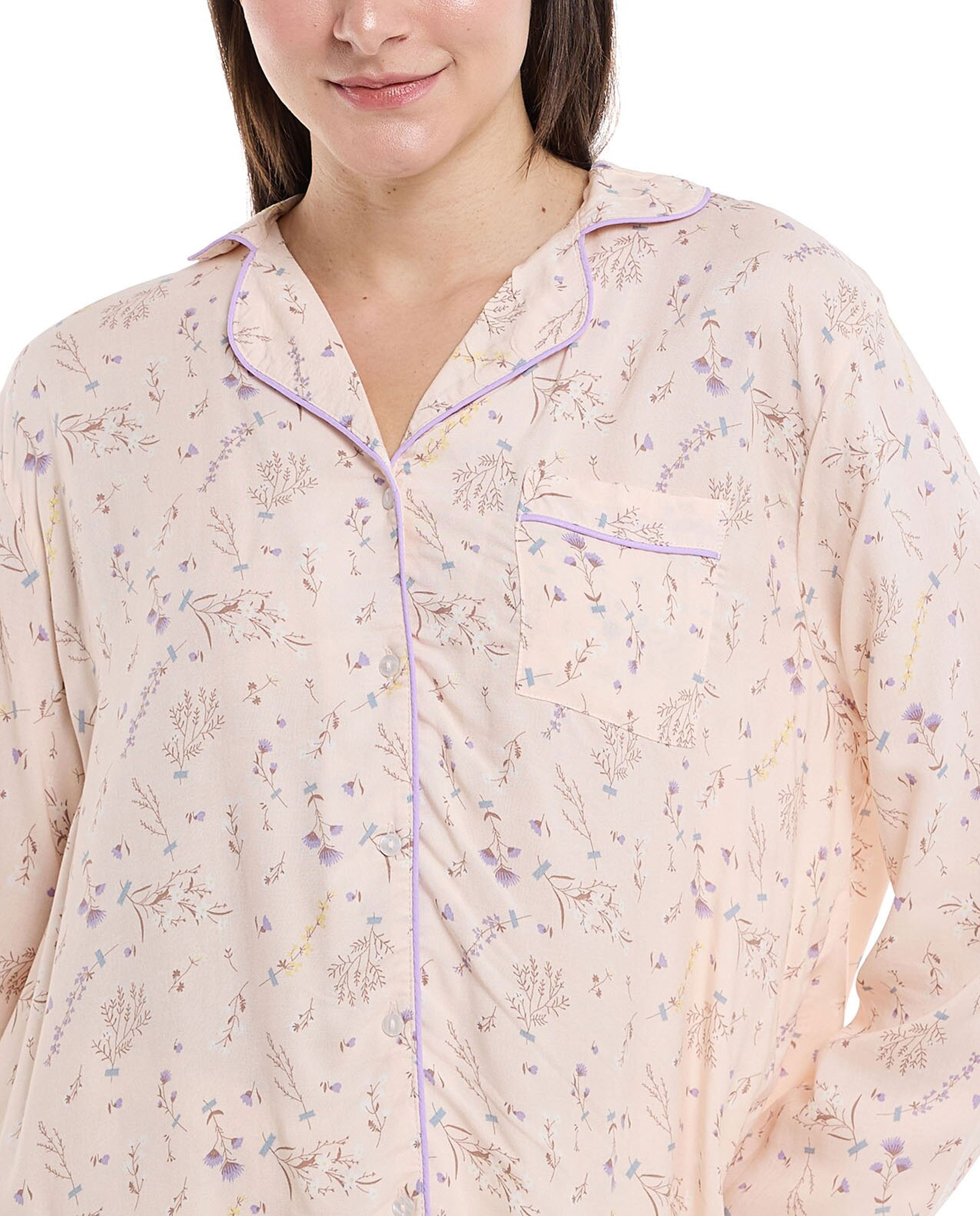 Printed Pyjama Set