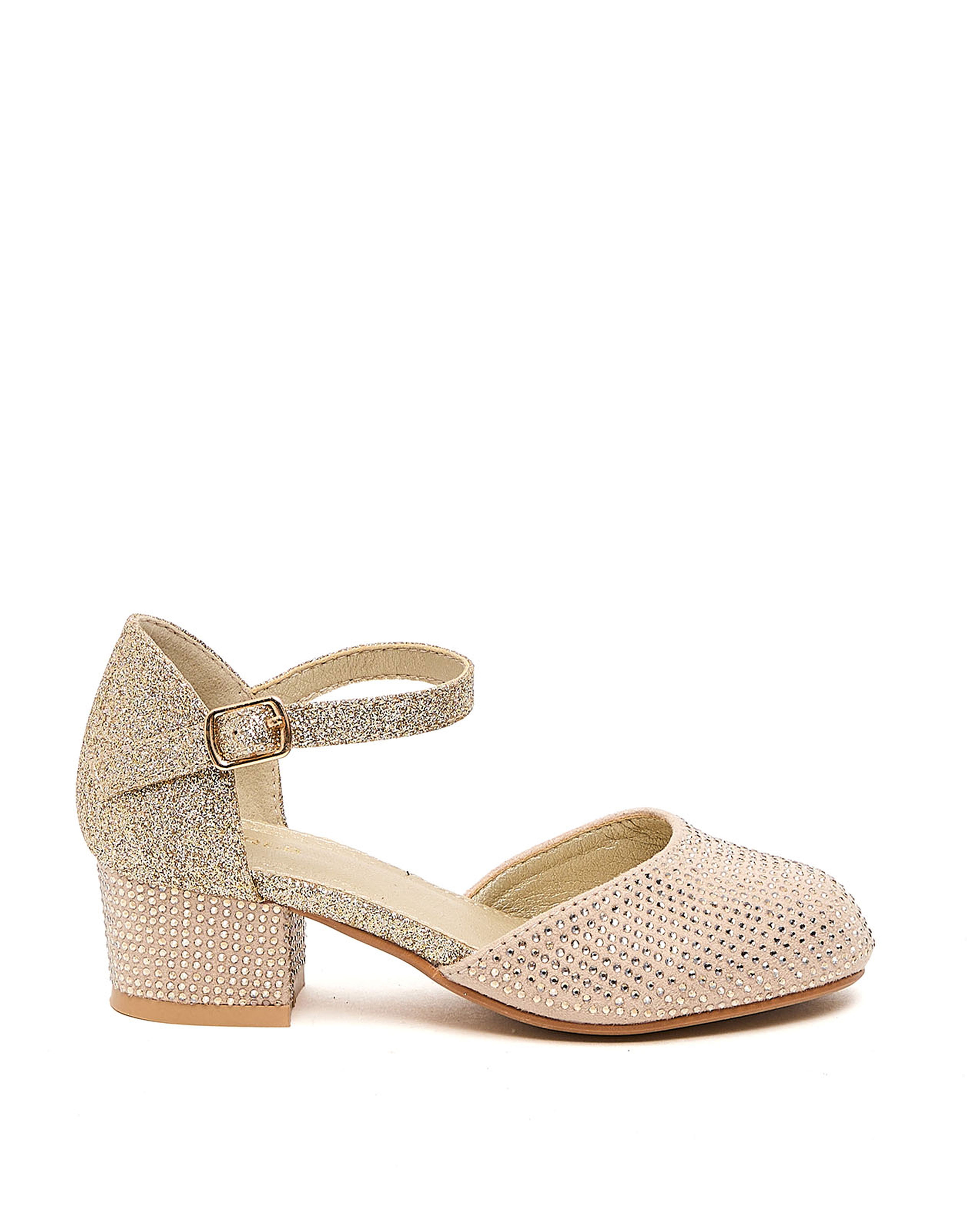 Embellished D'Orsay Sandals
