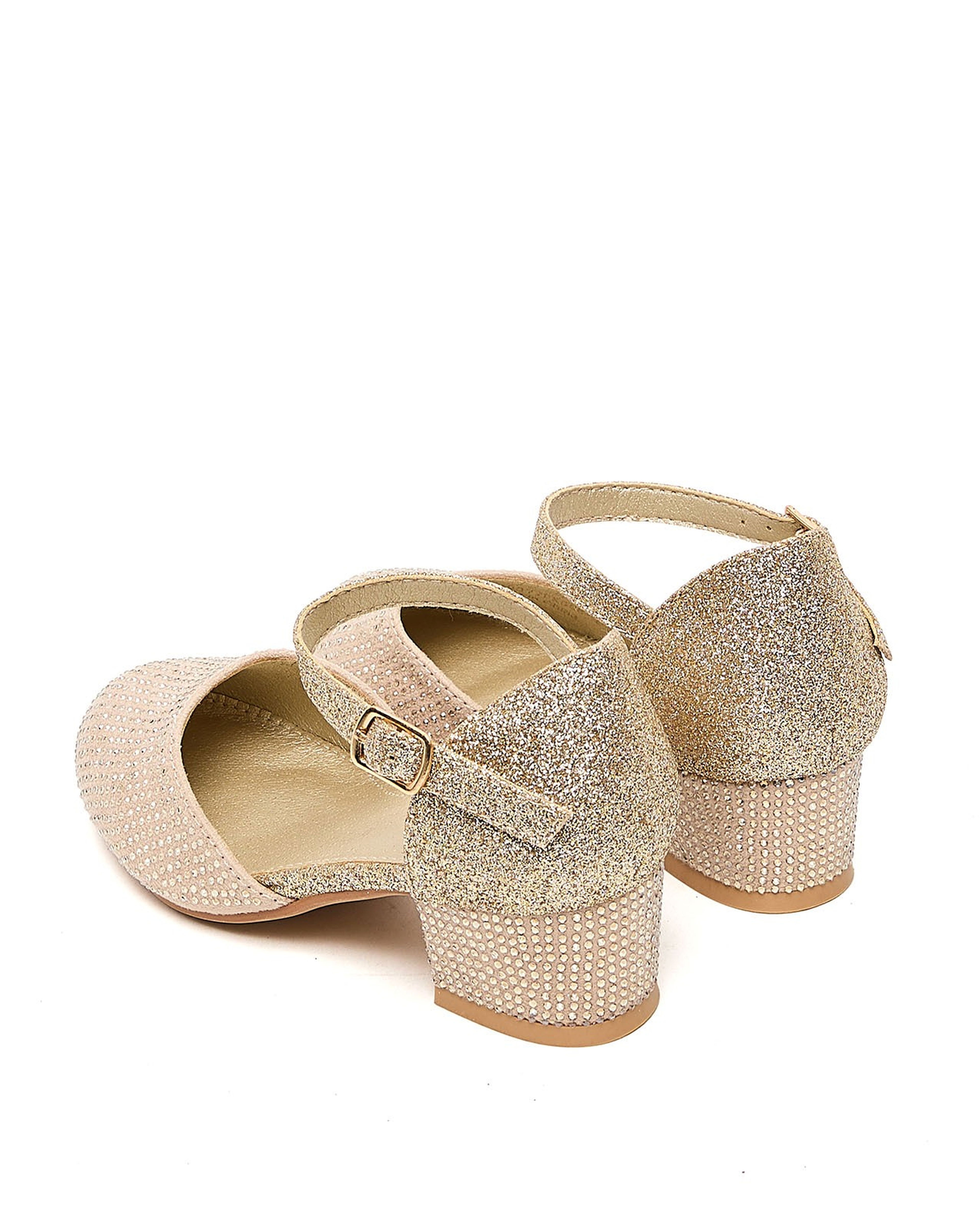 Embellished D'Orsay Sandals