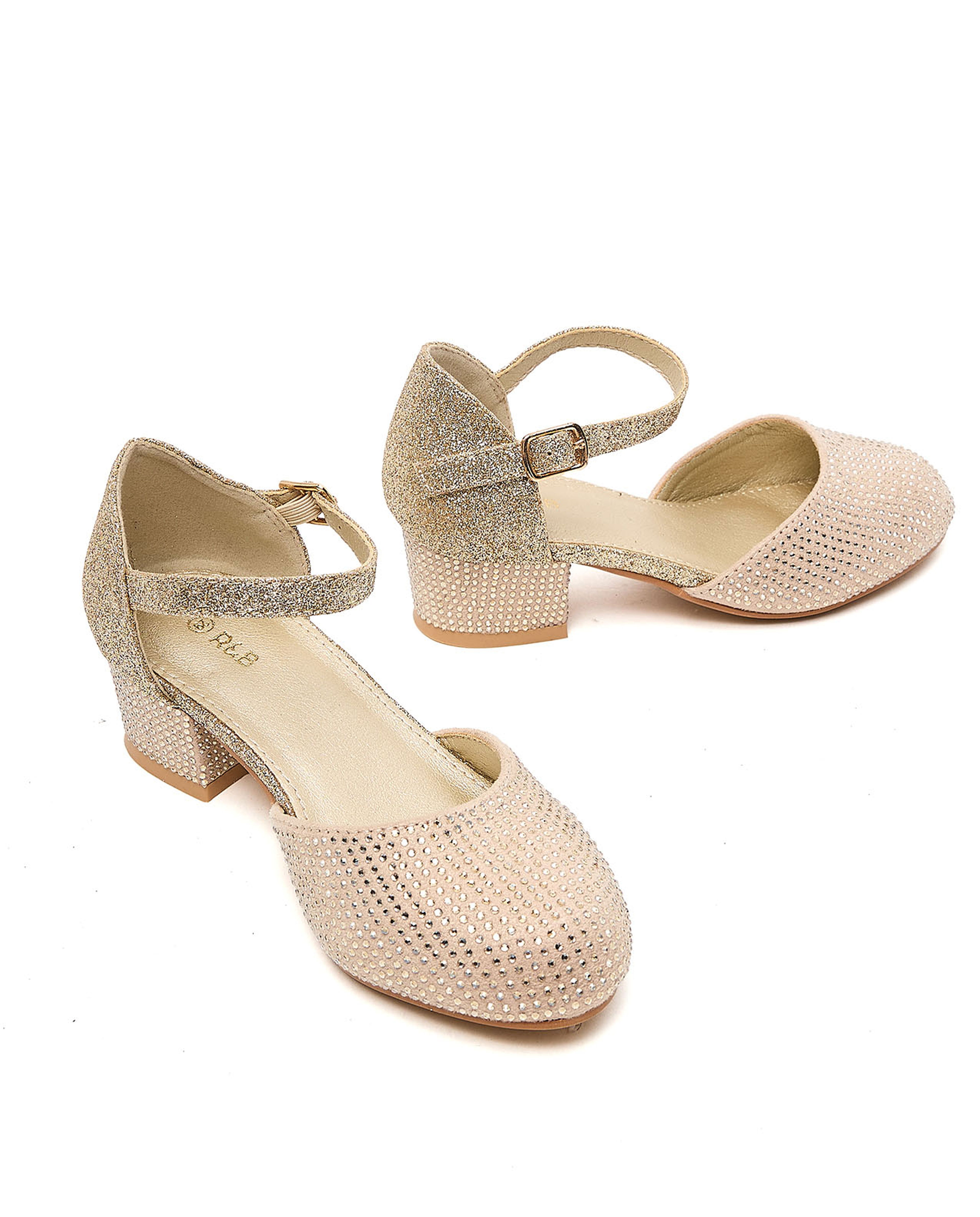 Embellished D'Orsay Sandals