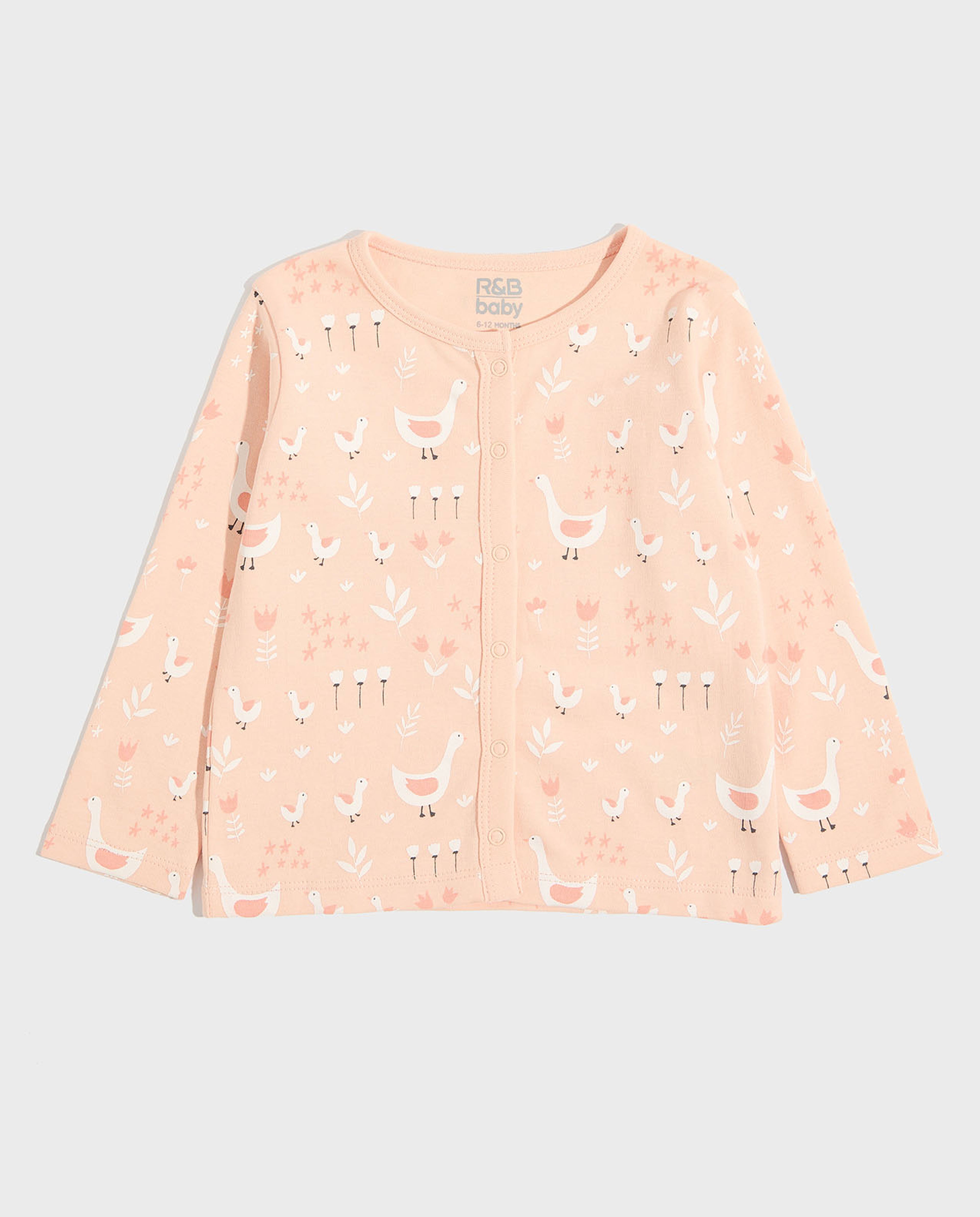 Pack of 2 Printed Long Sleeves Pyjama Set