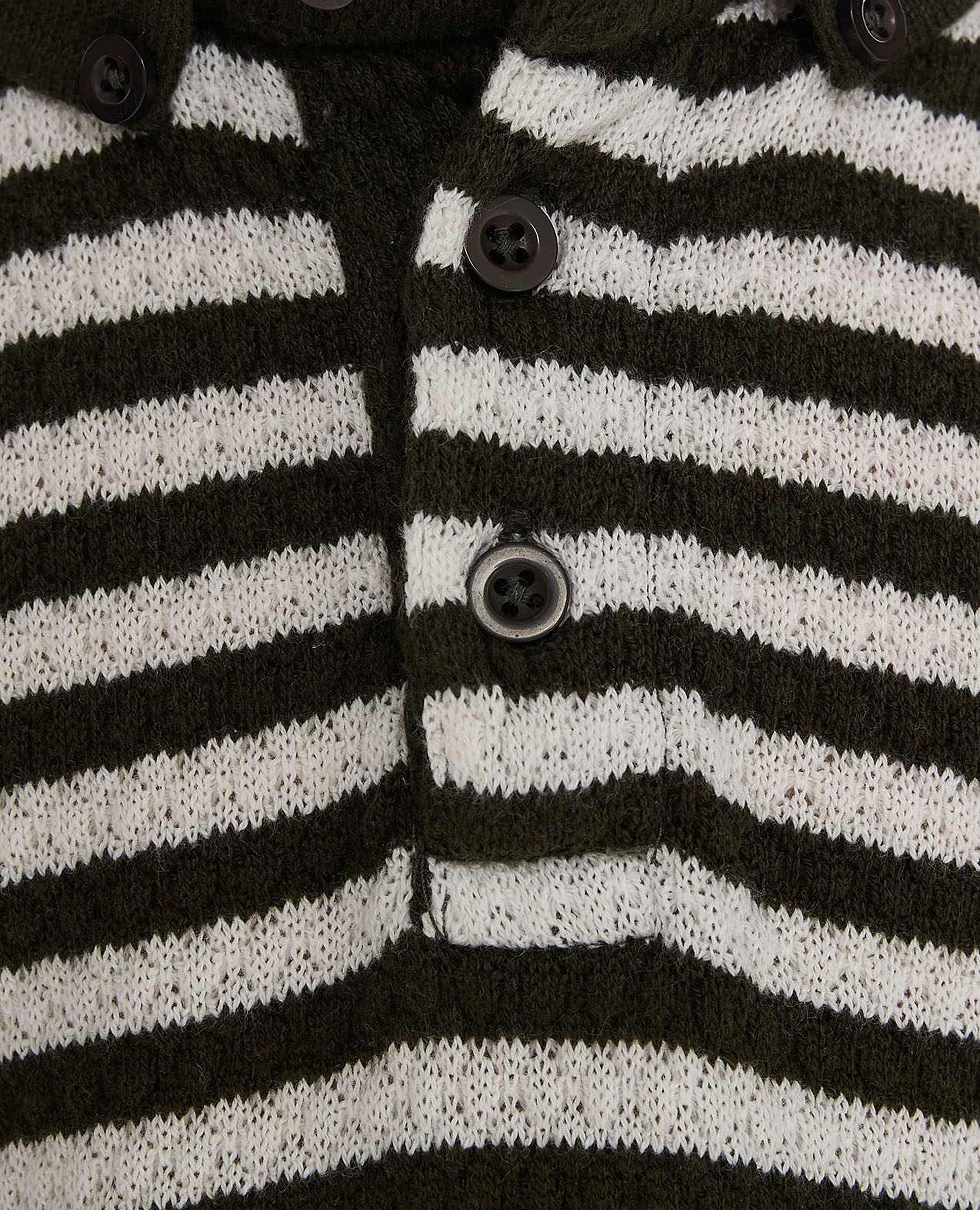 Striped Polo T-Shirt with Short Sleeves