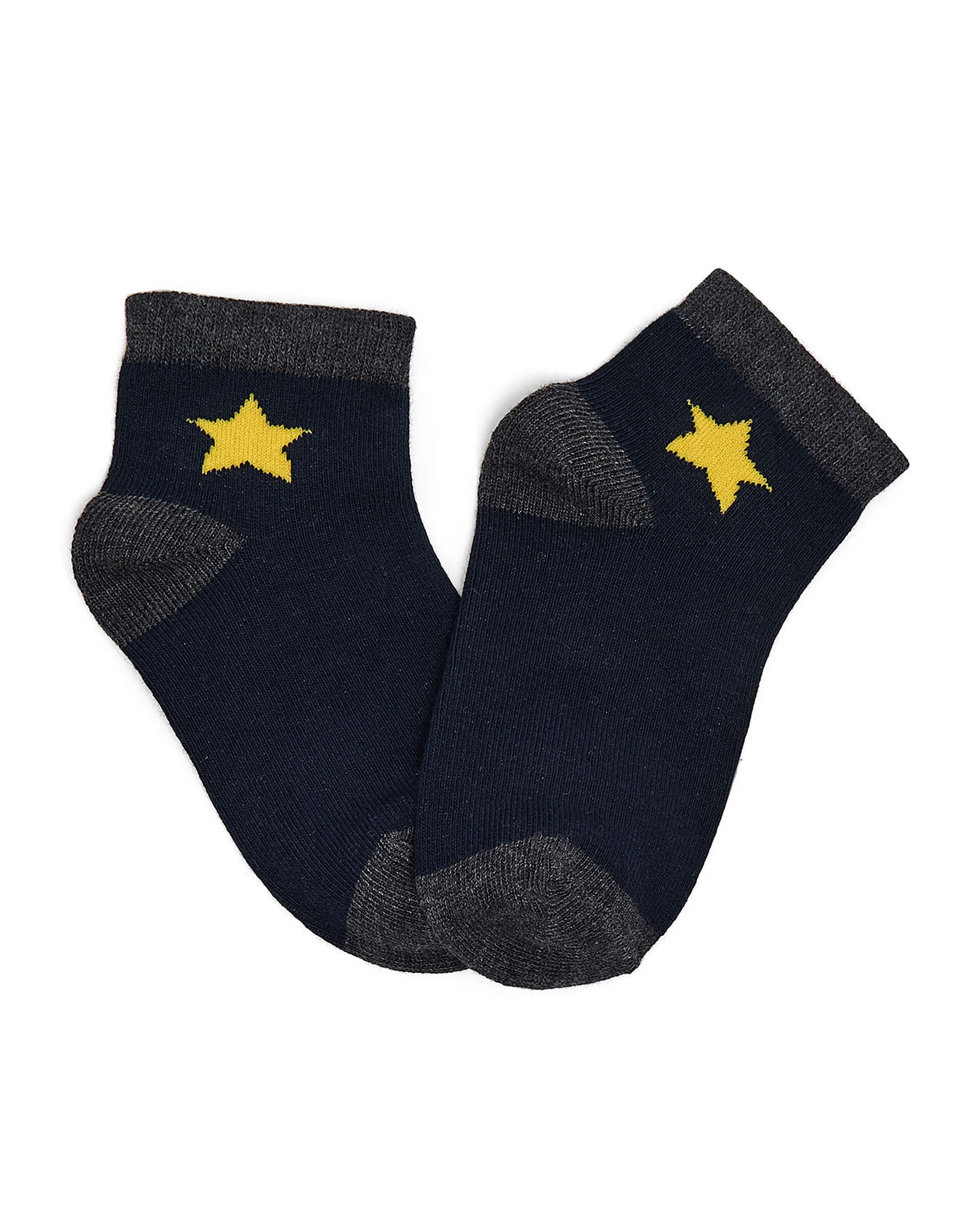 Pack of 3 Printed Ankle Socks