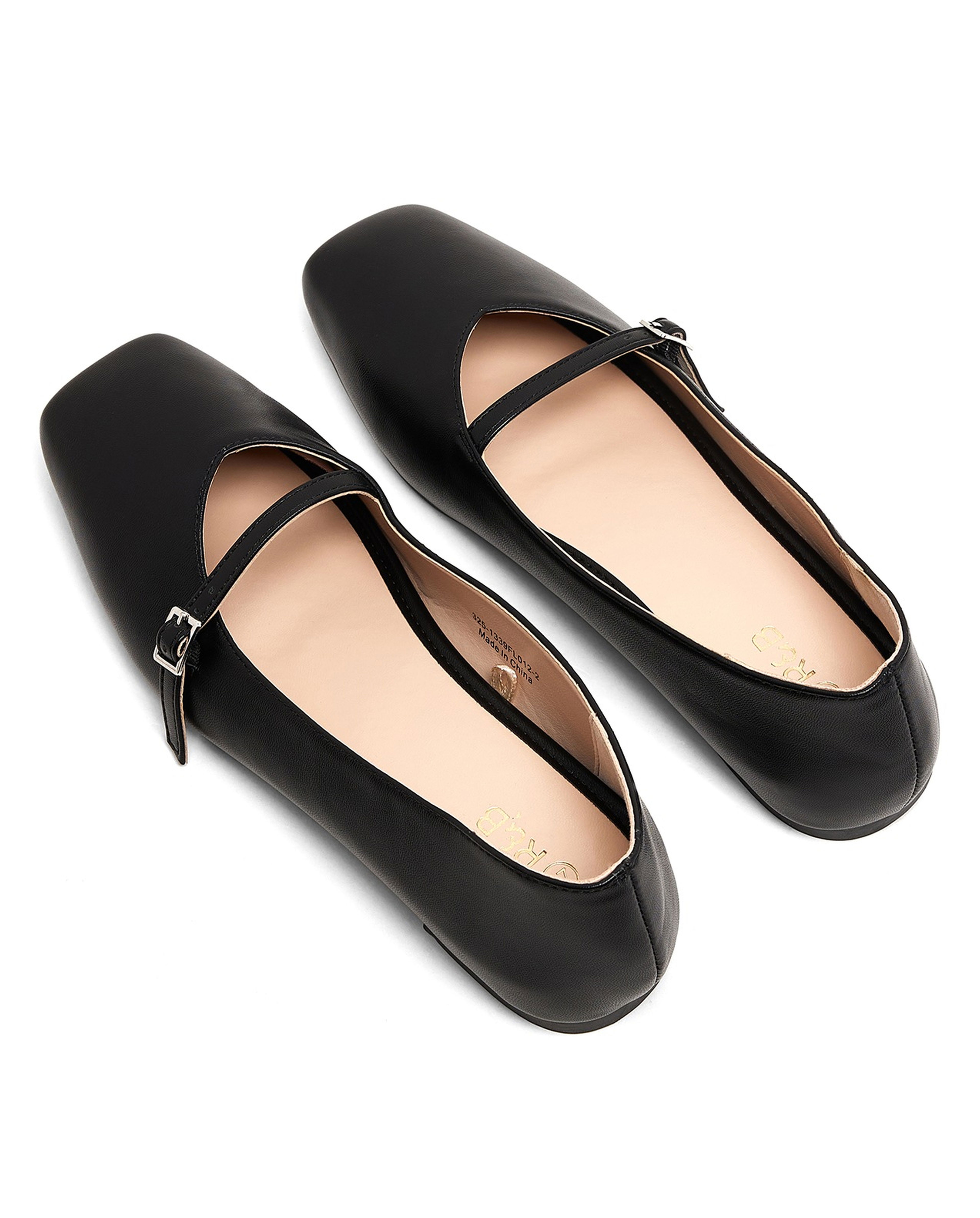 Buckle Detail Ballet Flats