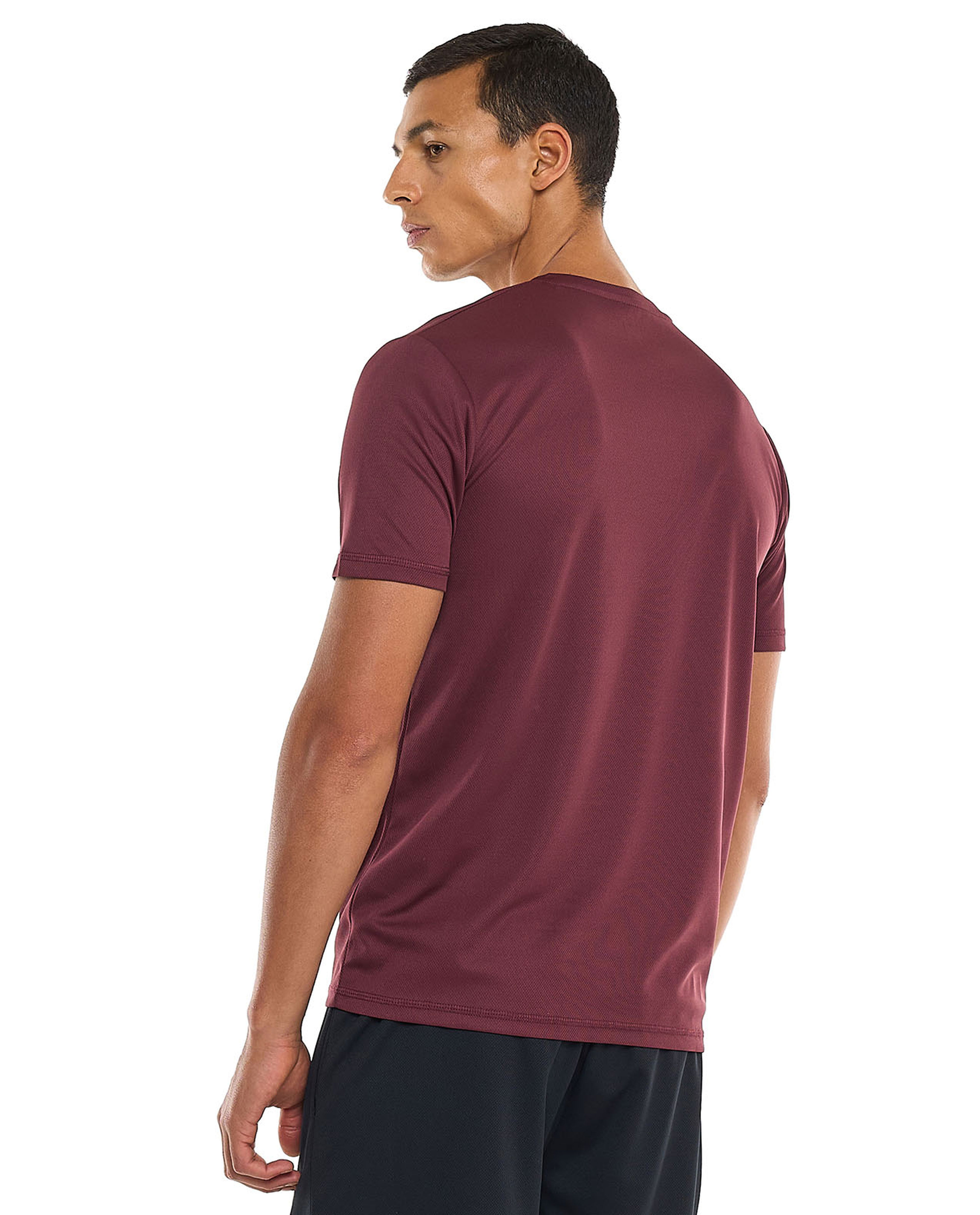 Printed Active T-Shirt with Crew Neck and Short Sleeves