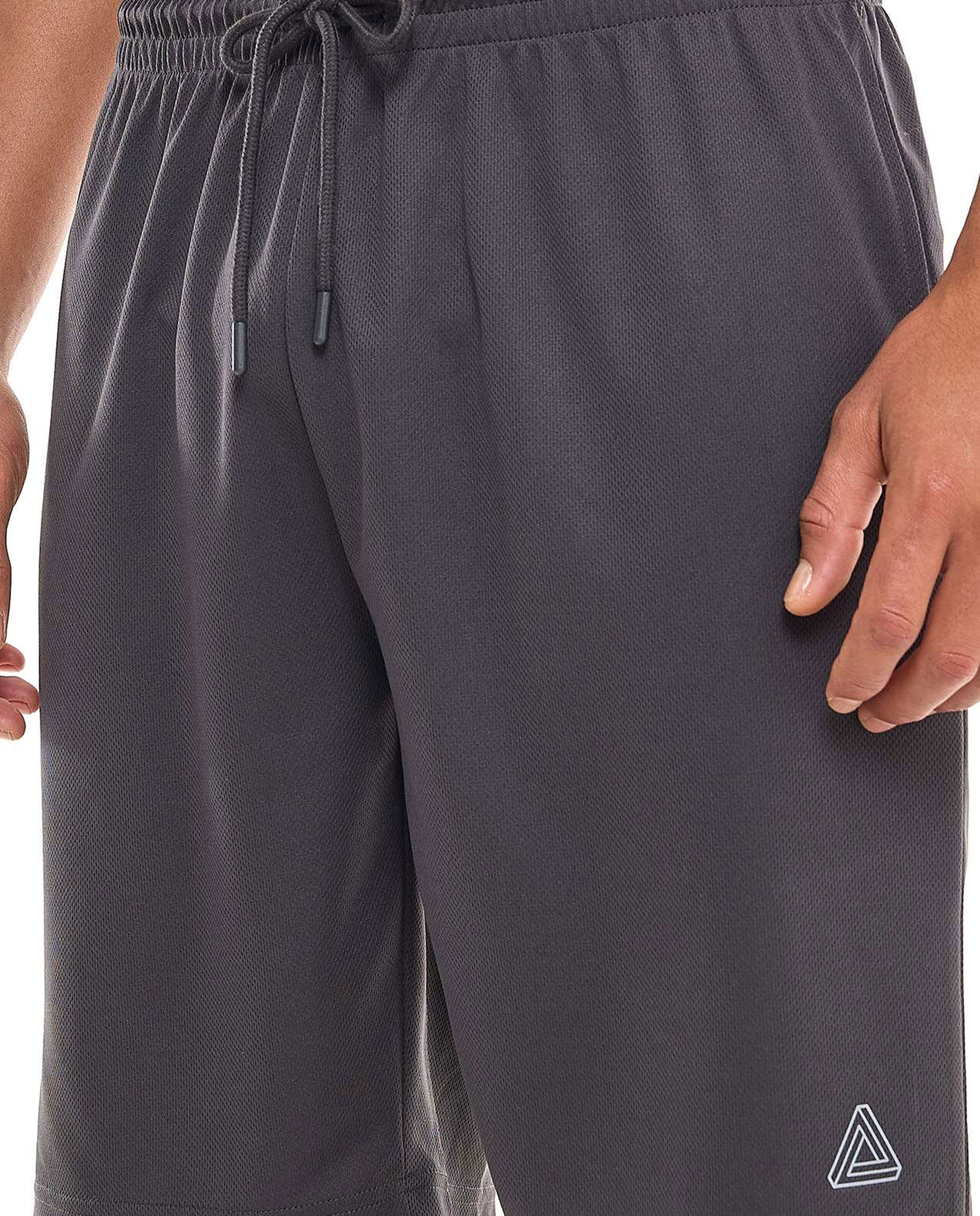 Logo Detail Shorts with Drawstring Closure
