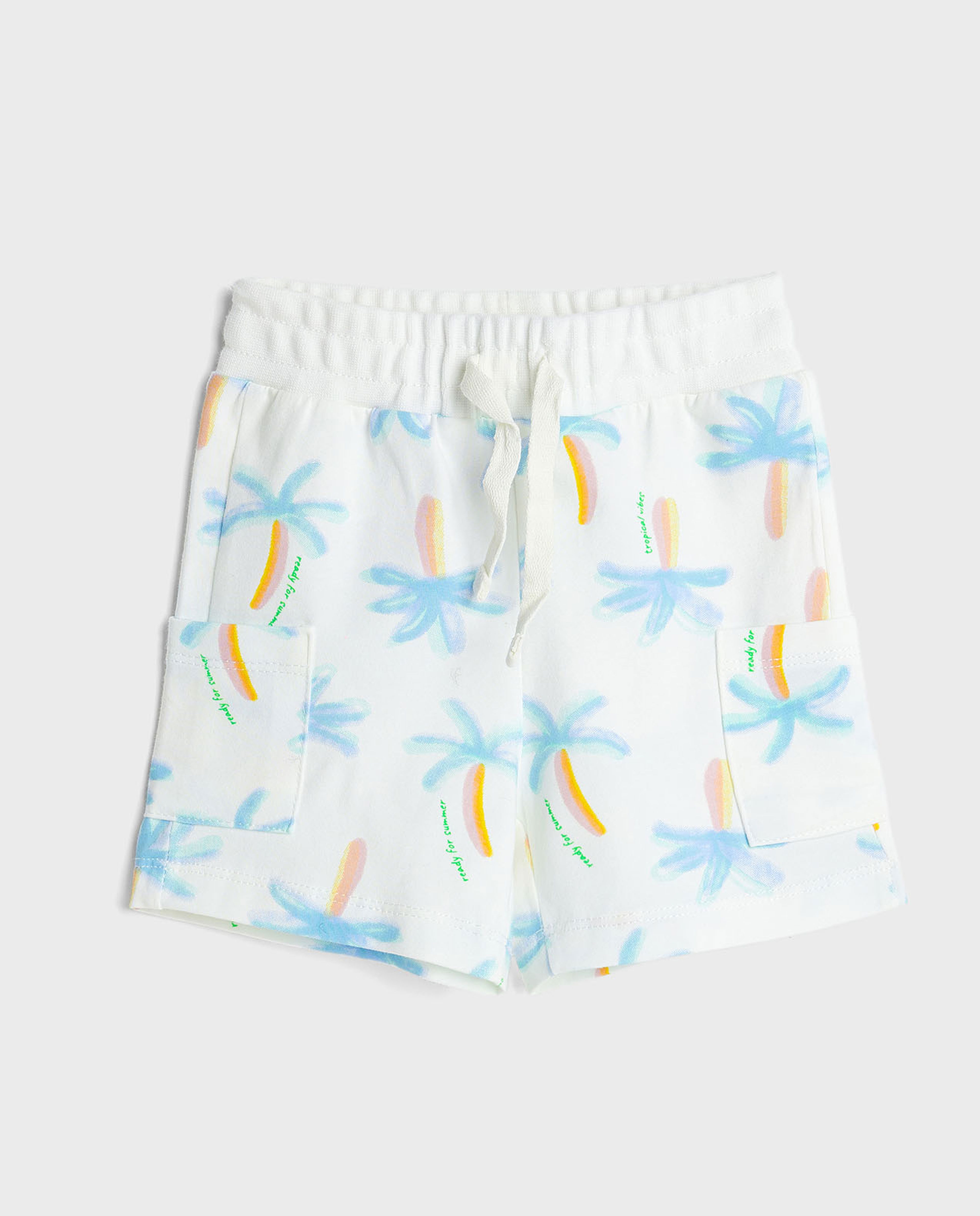Printed T-Shirt and Shorts Set
