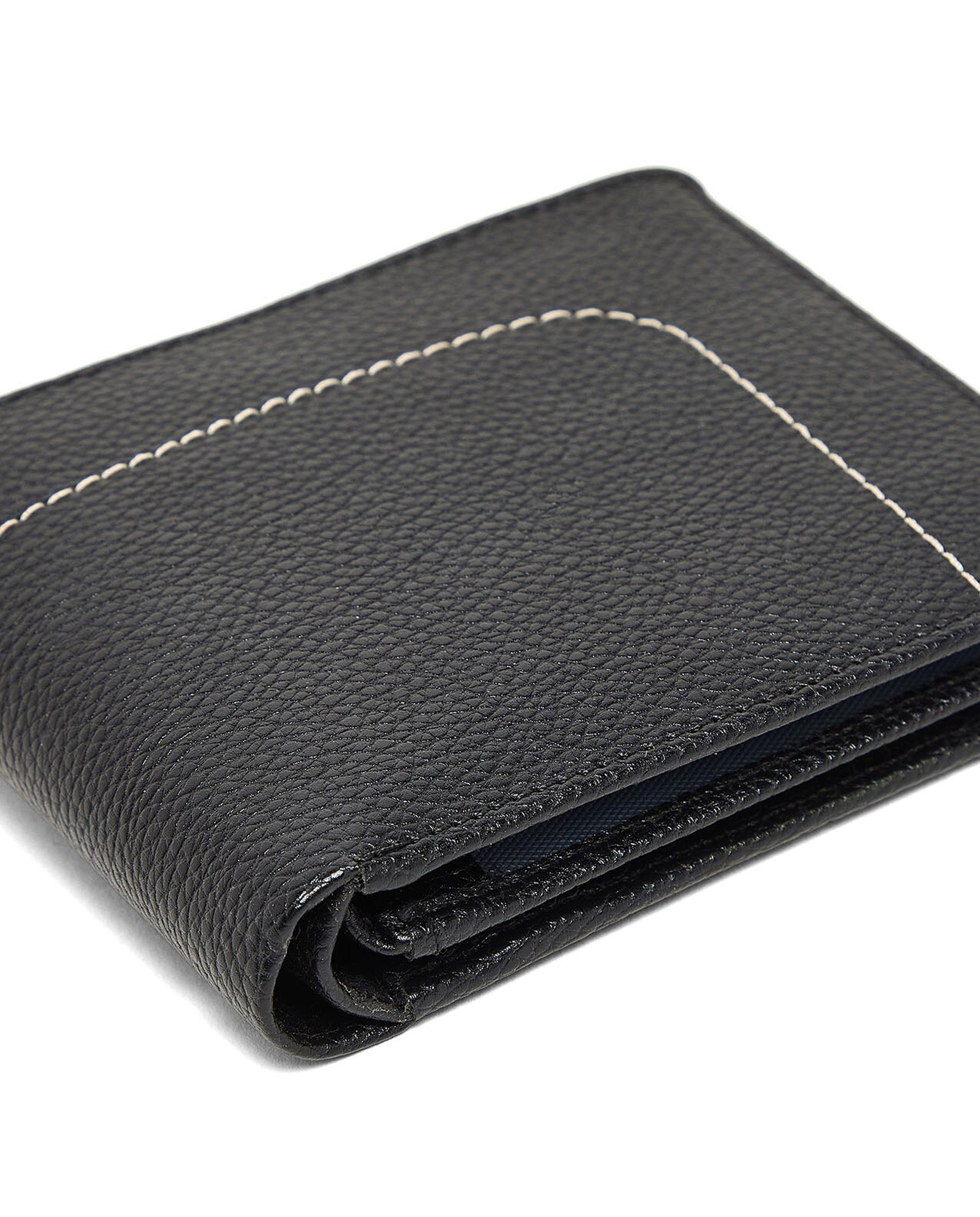 Textured Bi-Fold Wallet