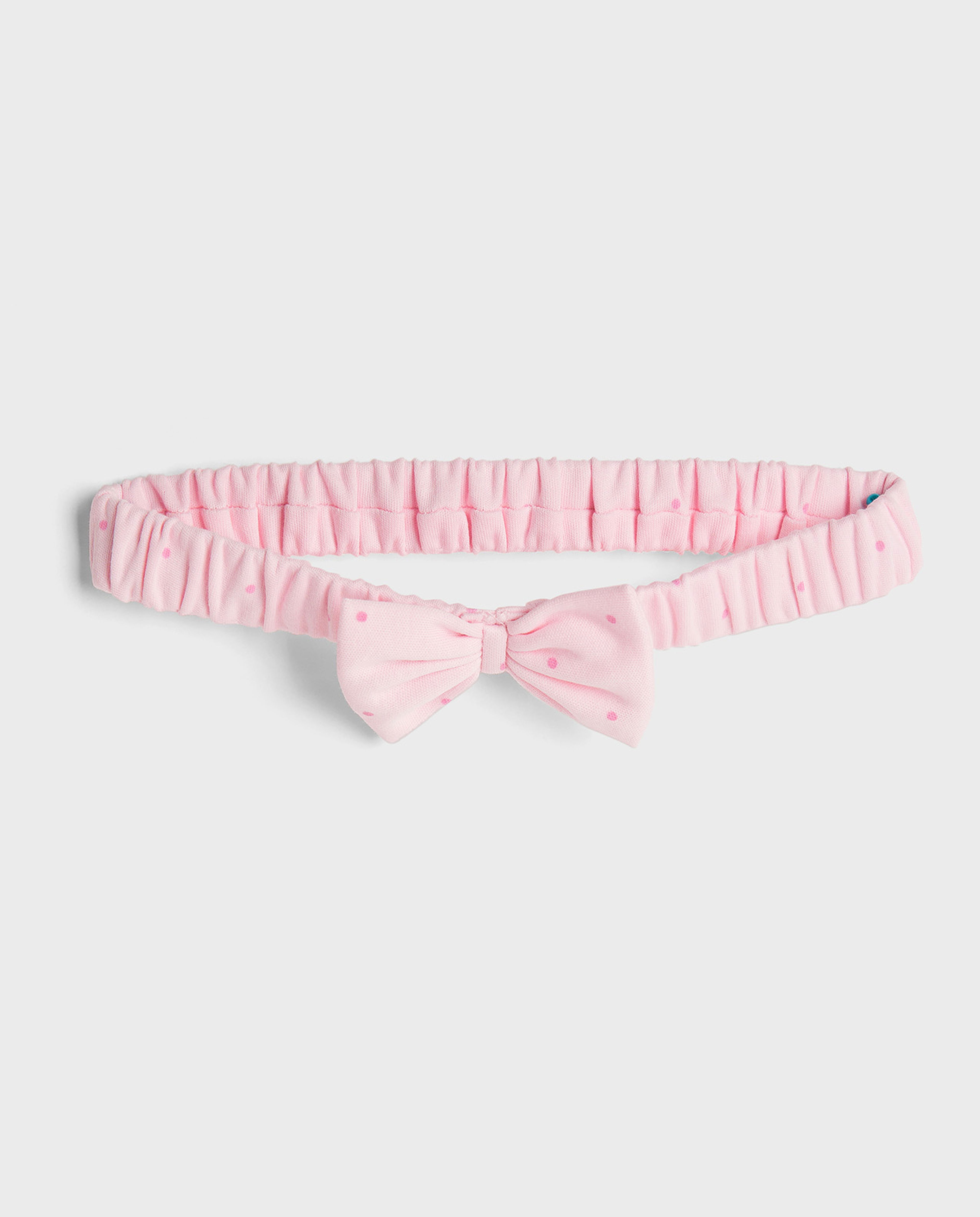 Embroidered Top and Shorts Set with Headband