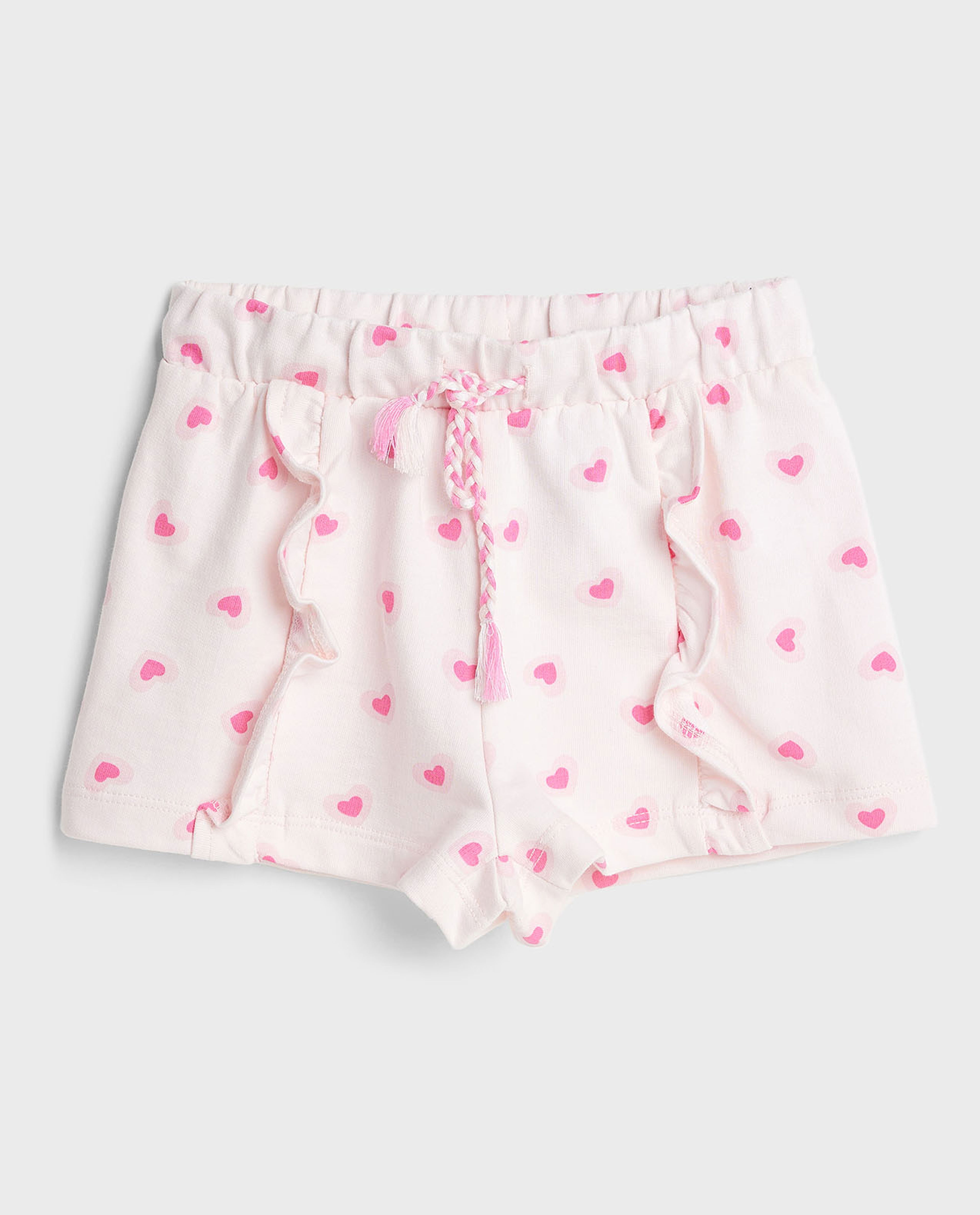 Embroidered Top and Shorts Set