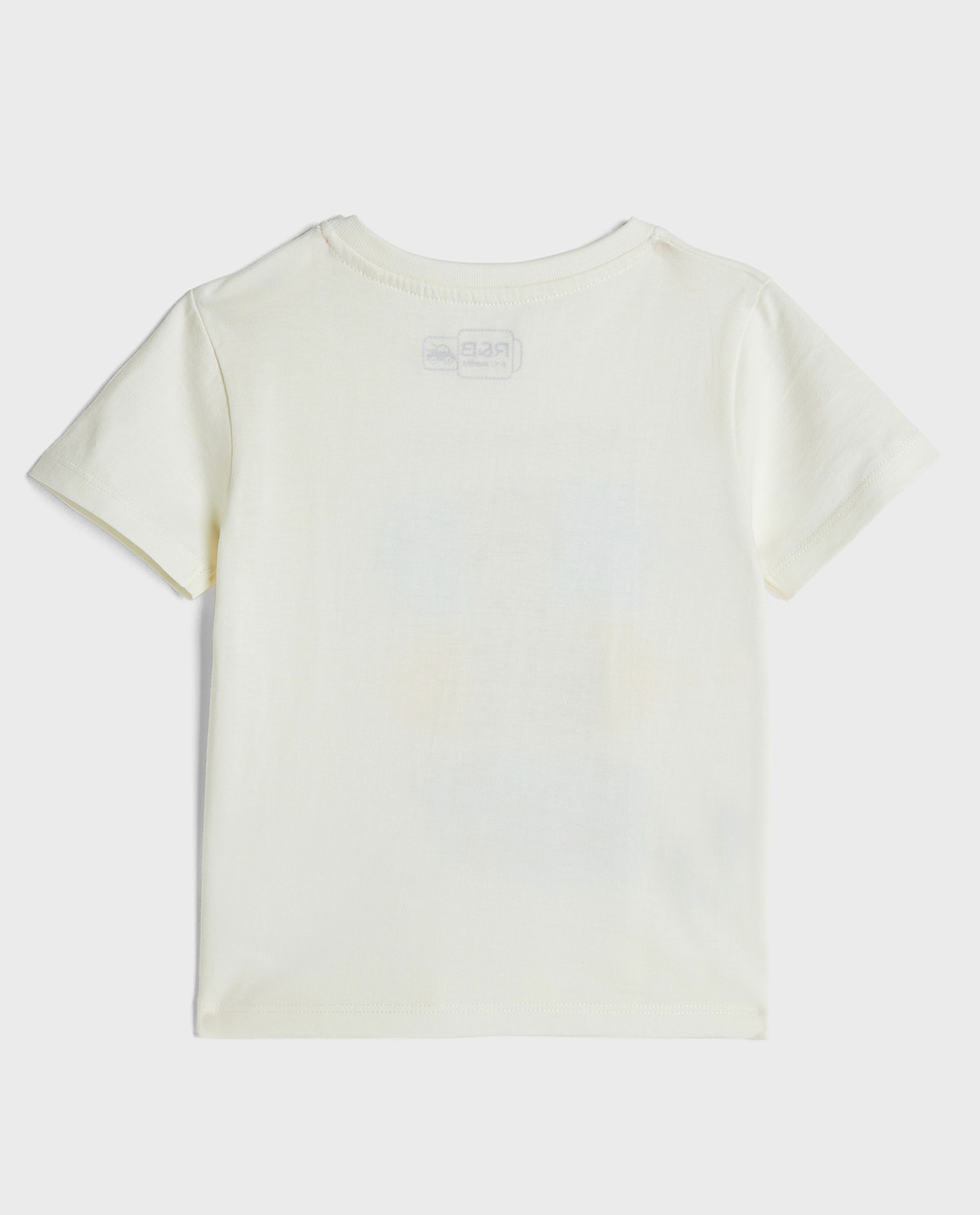Printed T-Shirt with Crew Neck and Short Sleeves