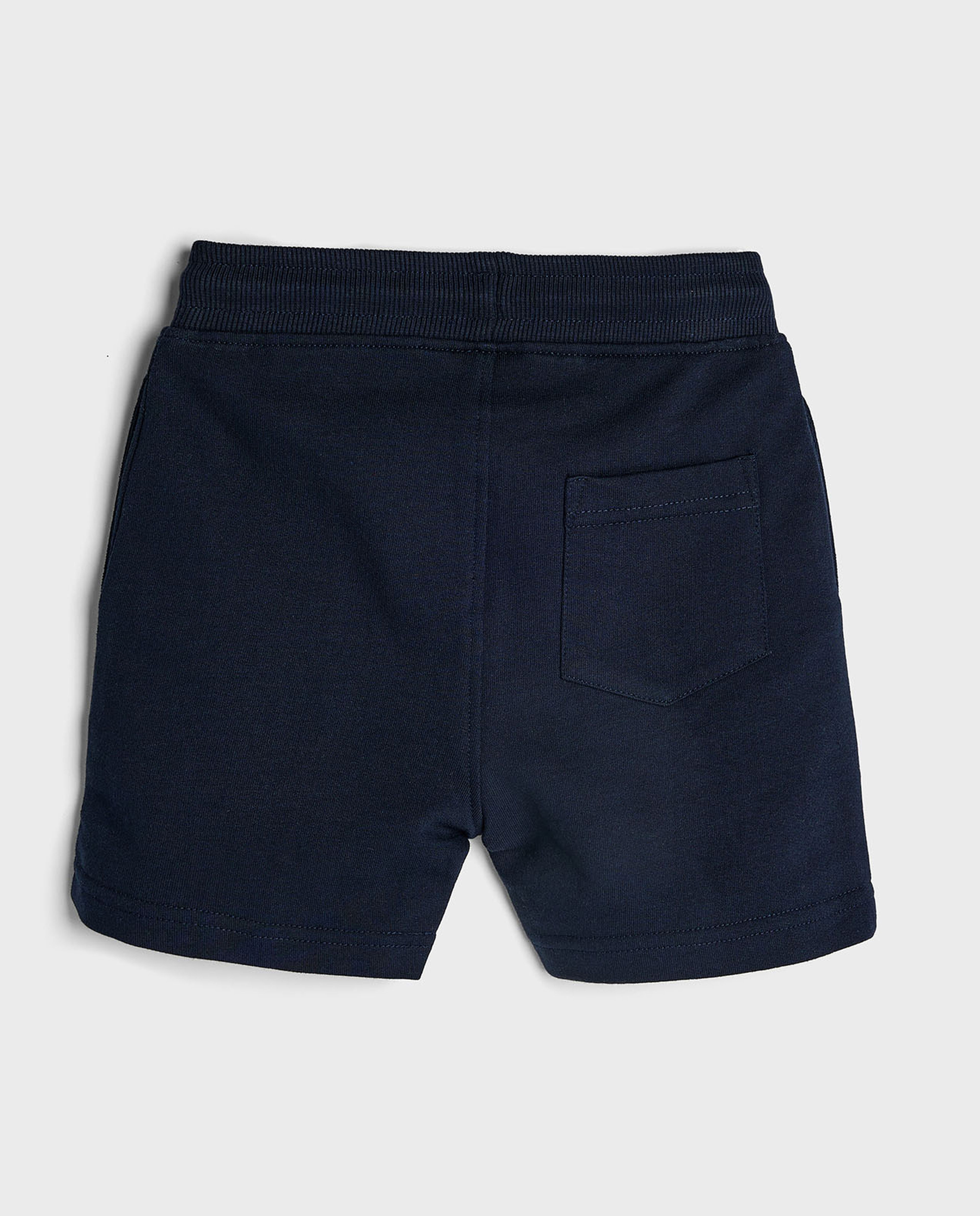Printed Shorts with Drawstring Closure
