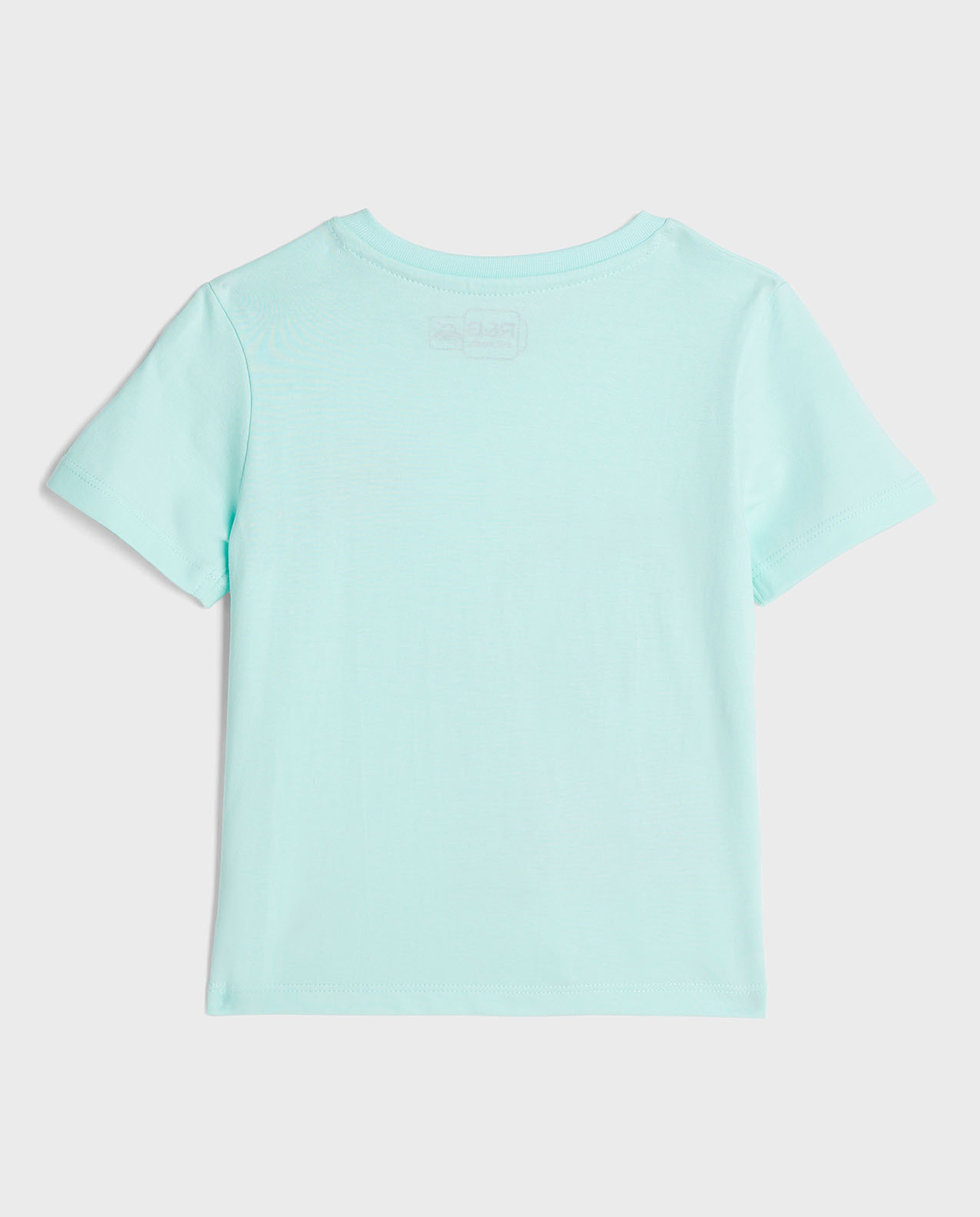 Printed T-Shirt with Crew Neck and Short Sleeves