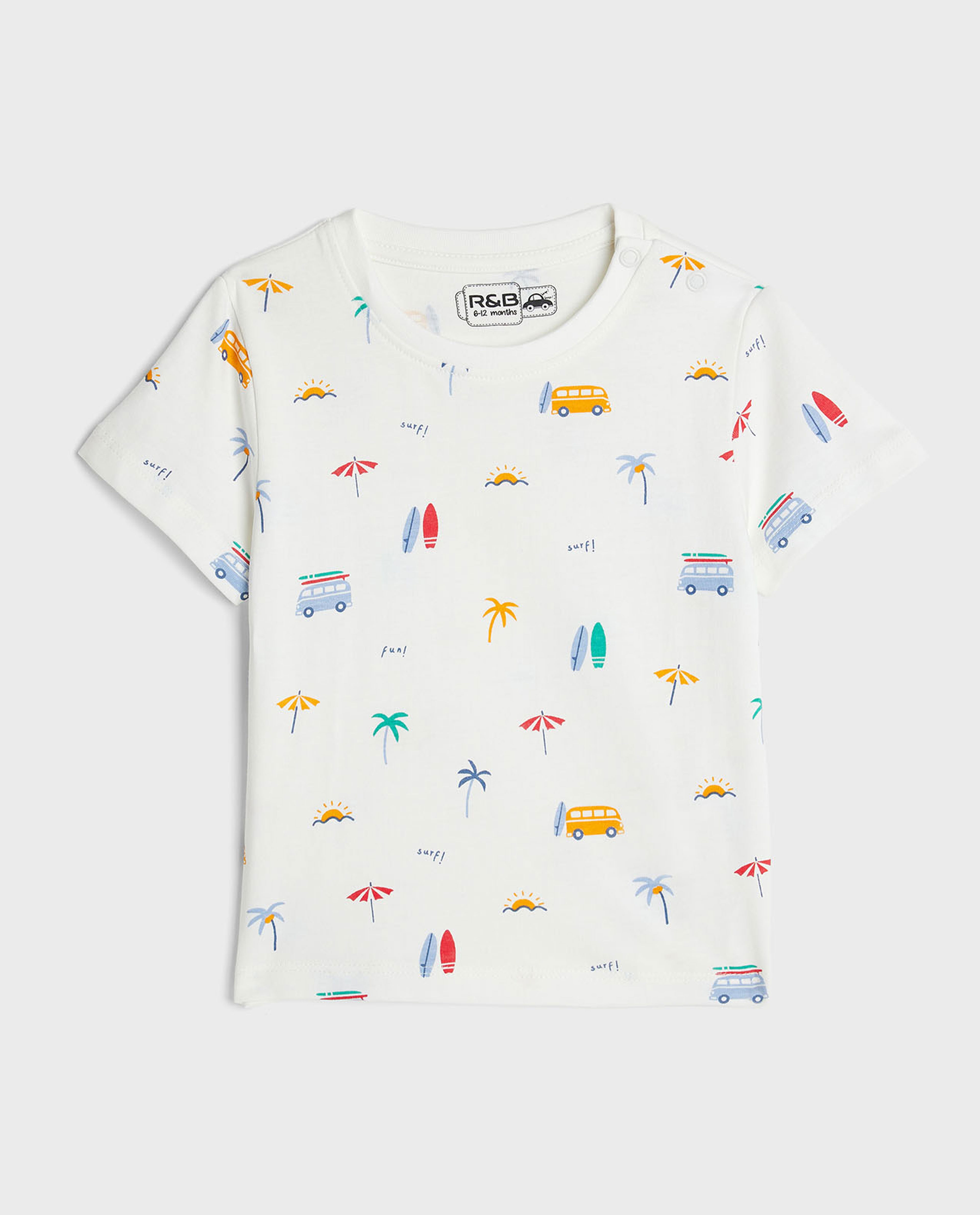 Pack of 2 Printed T-Shirts