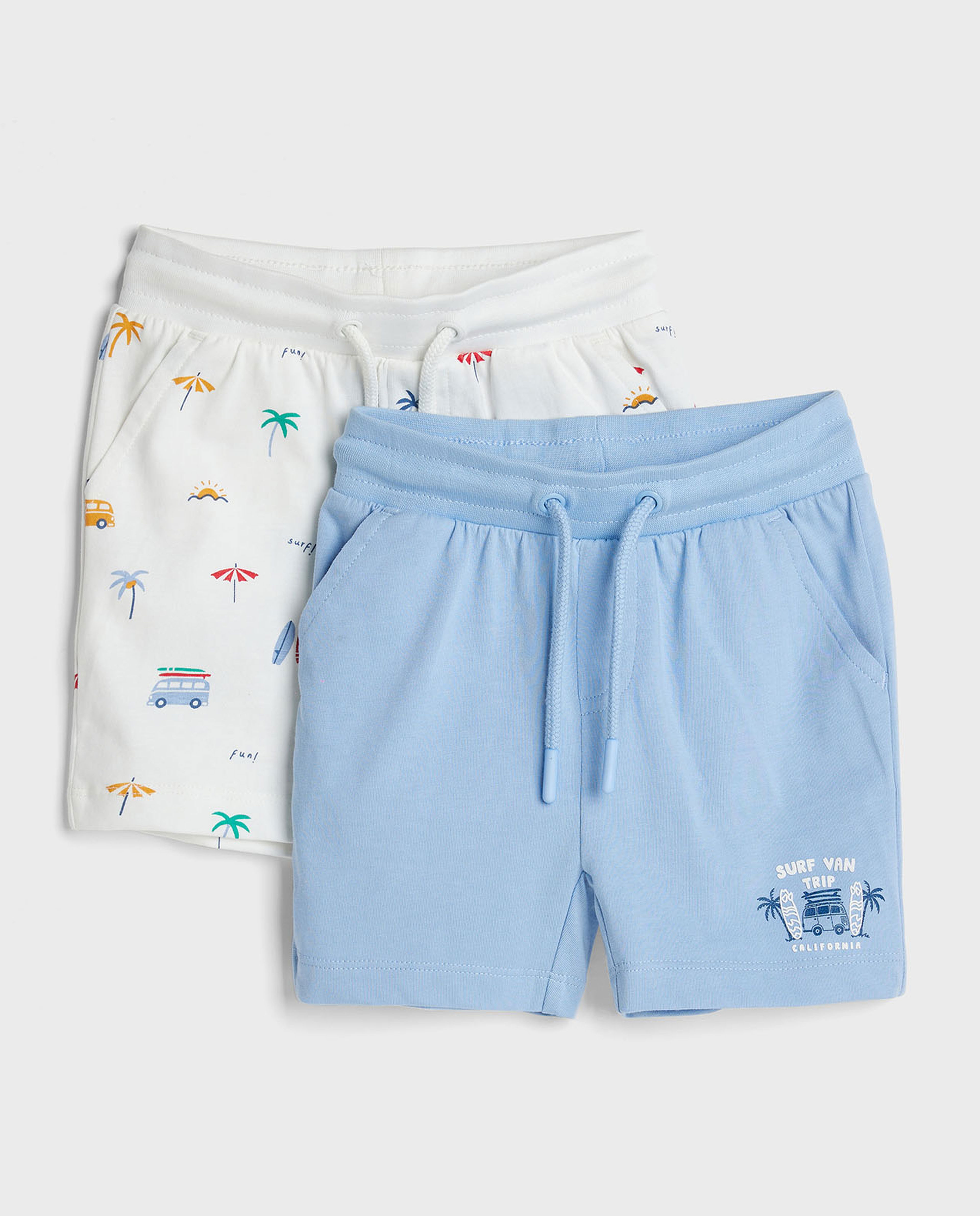 Pack of 2 Printed Shorts