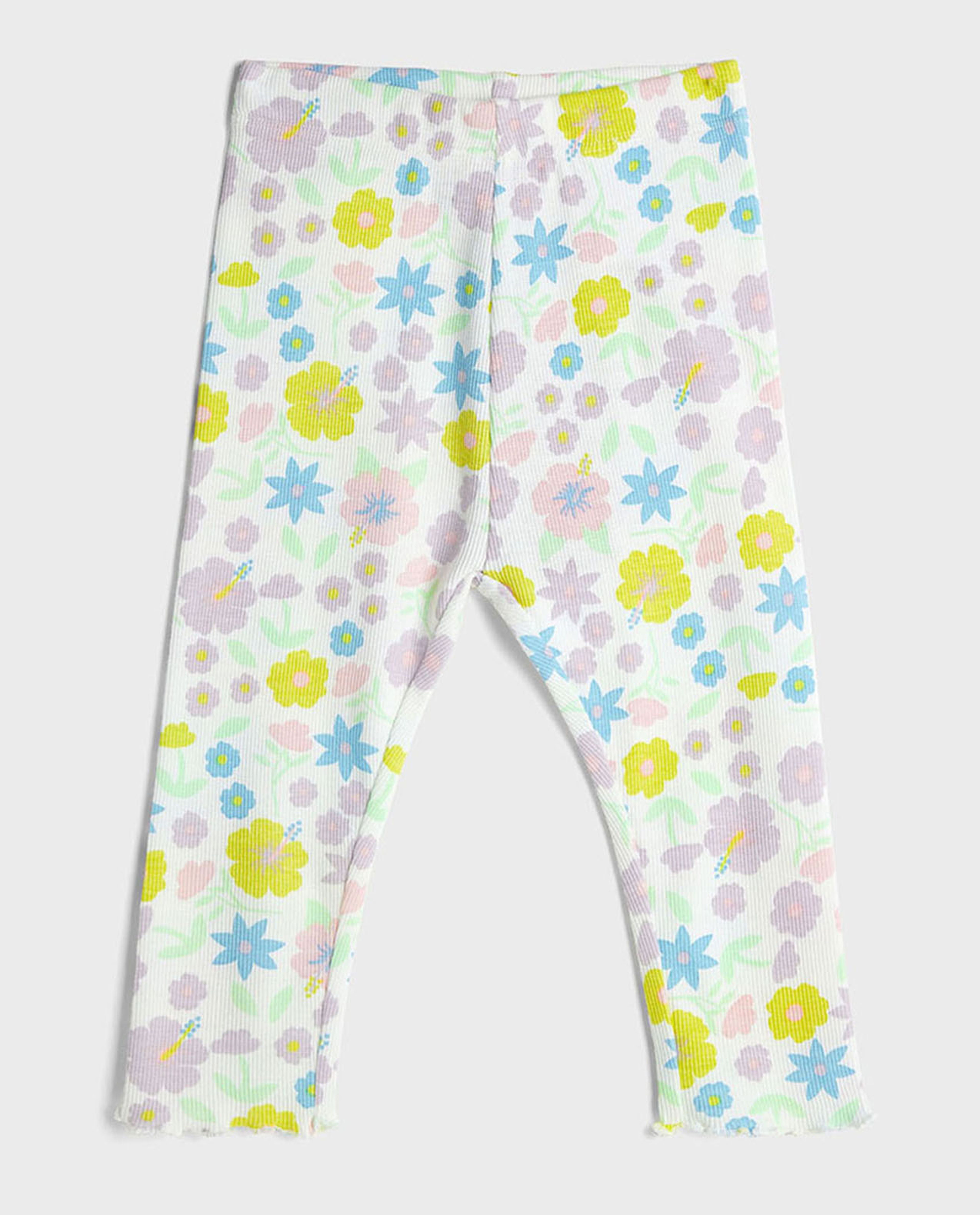 Pack of 2 Leggings with Elastic Waist