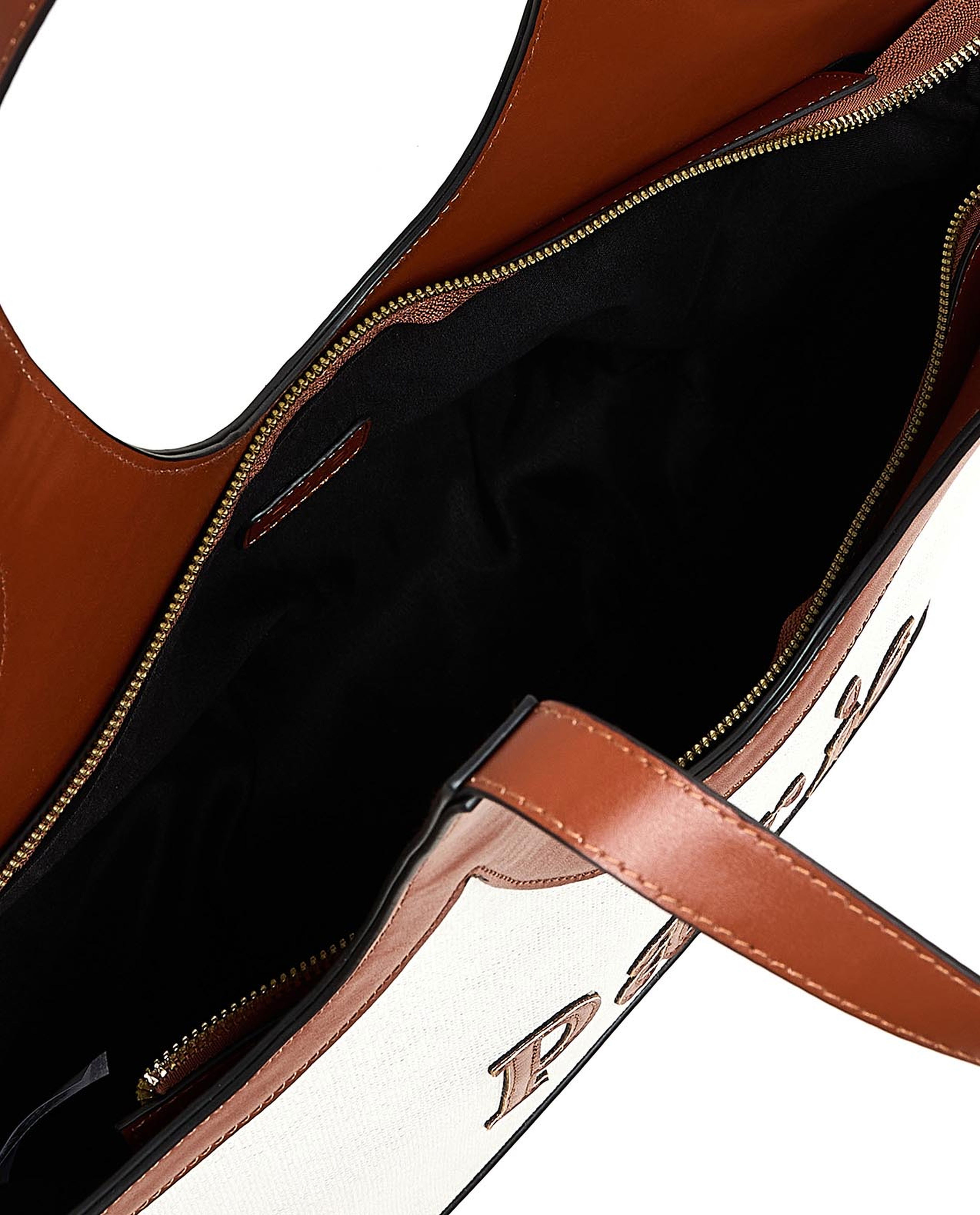 Contrast Trim Shoulder Bag