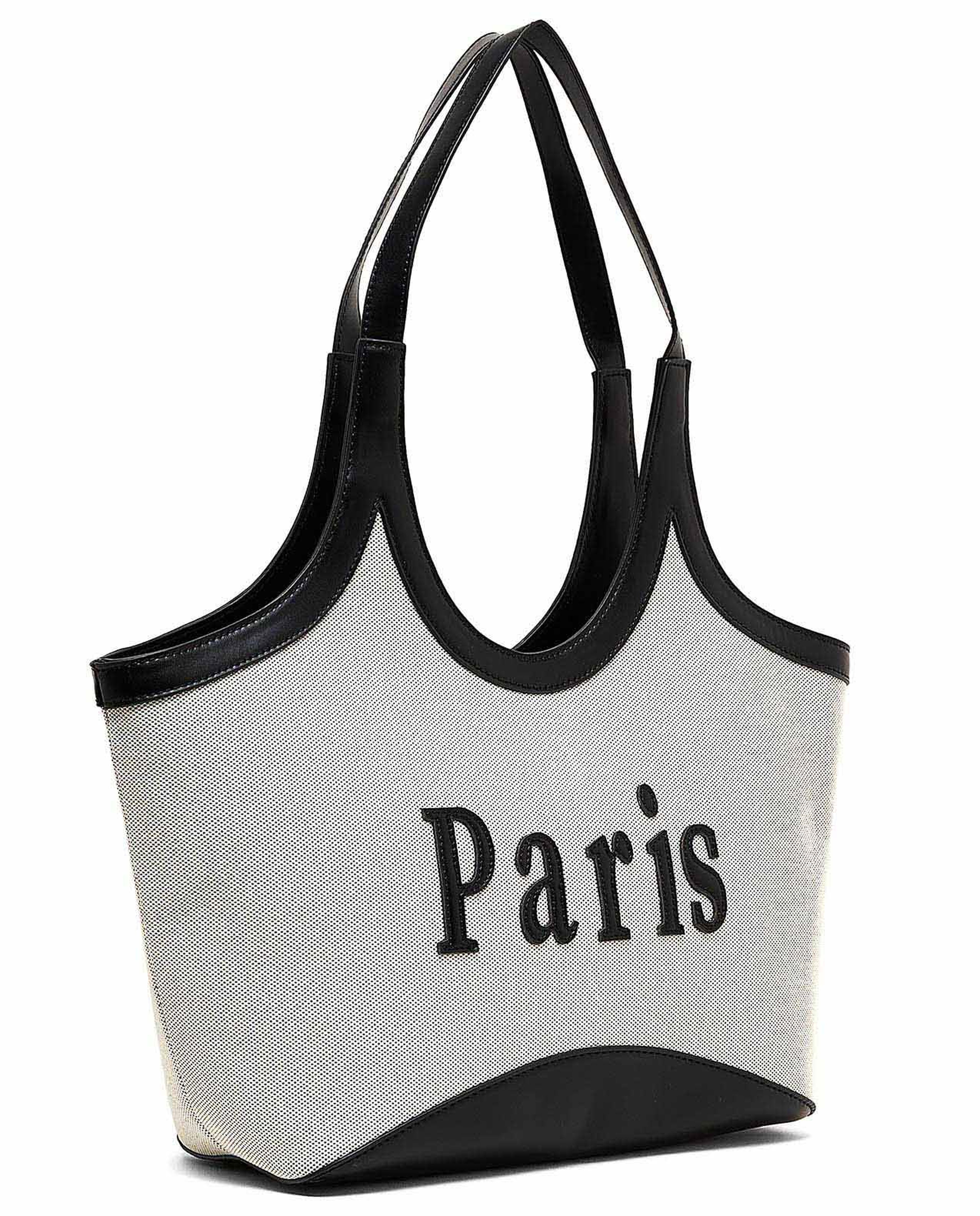 Contrast Trim Shoulder Bag