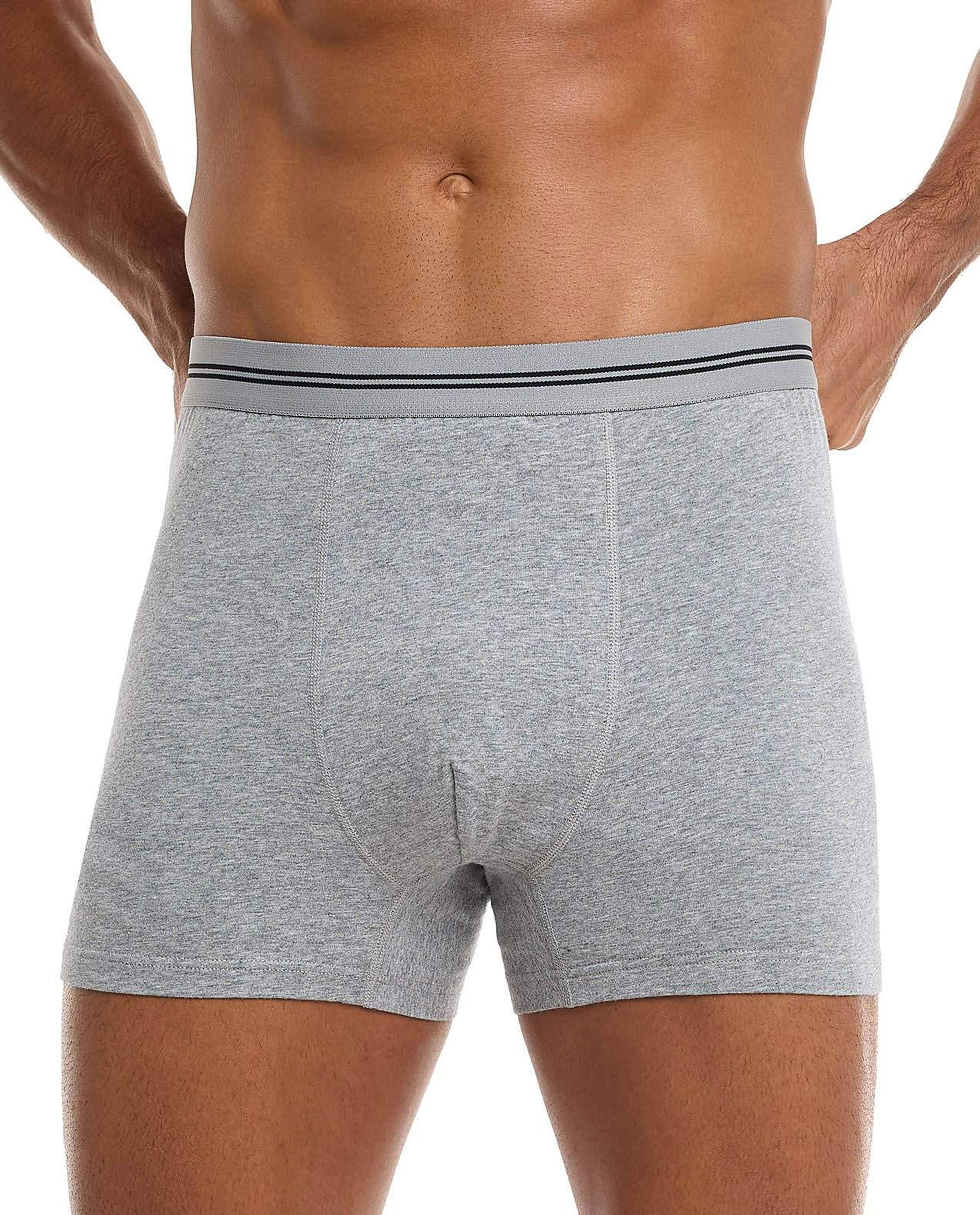 3 Pack Solid Boxer Briefs