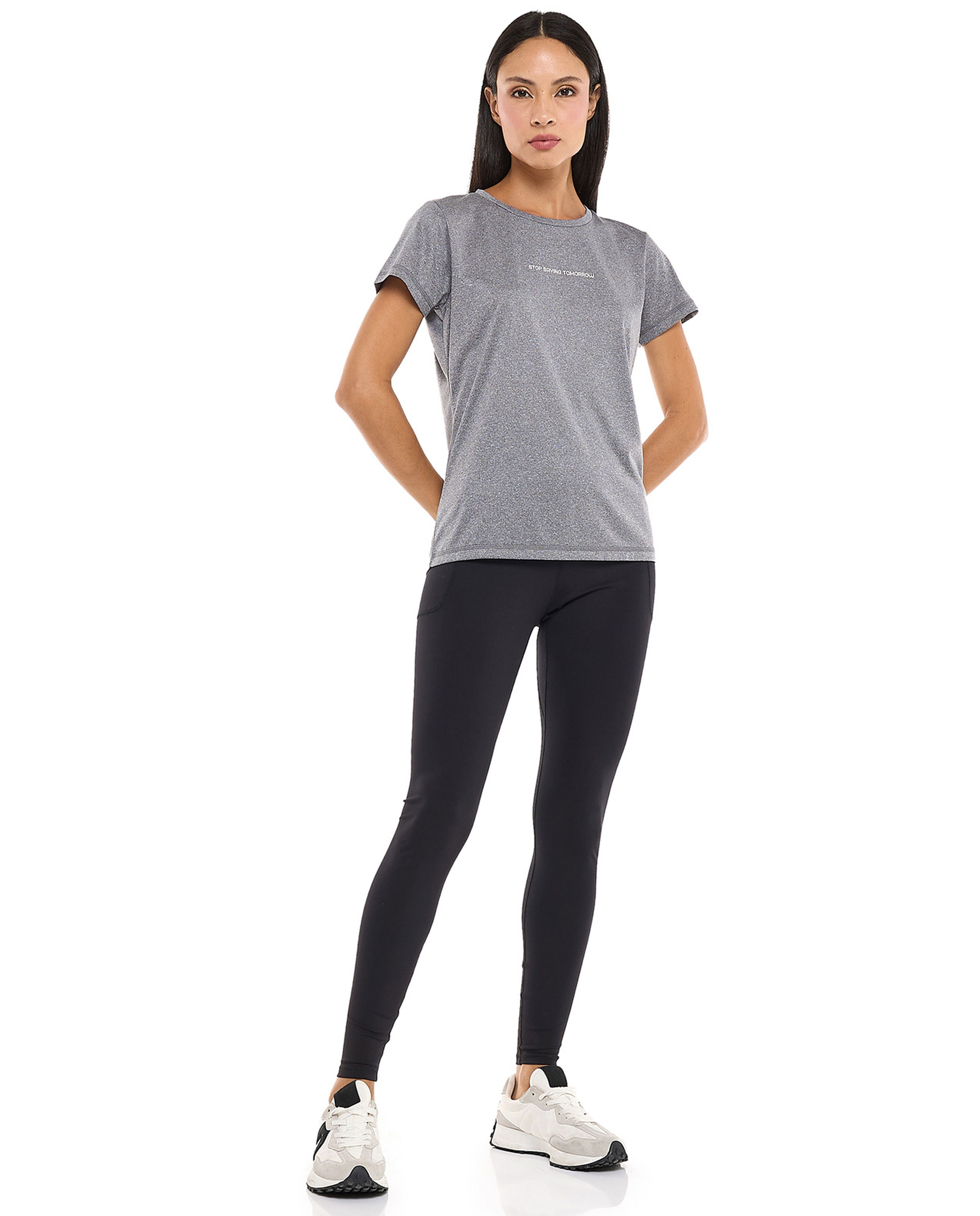 Printed T-Shirt with Crew Neck and Short Sleeves