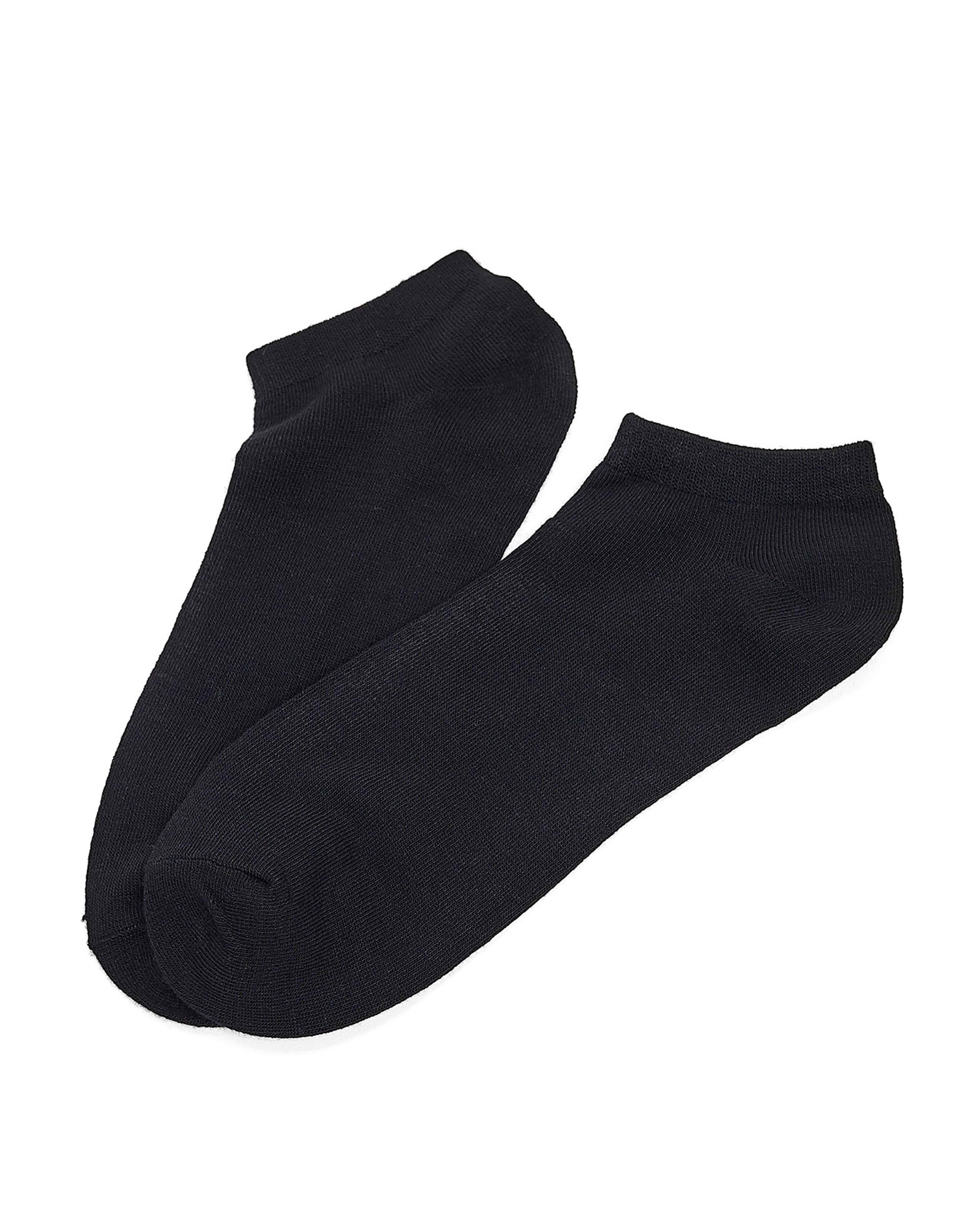 5 Pack Solid Ankle Socks