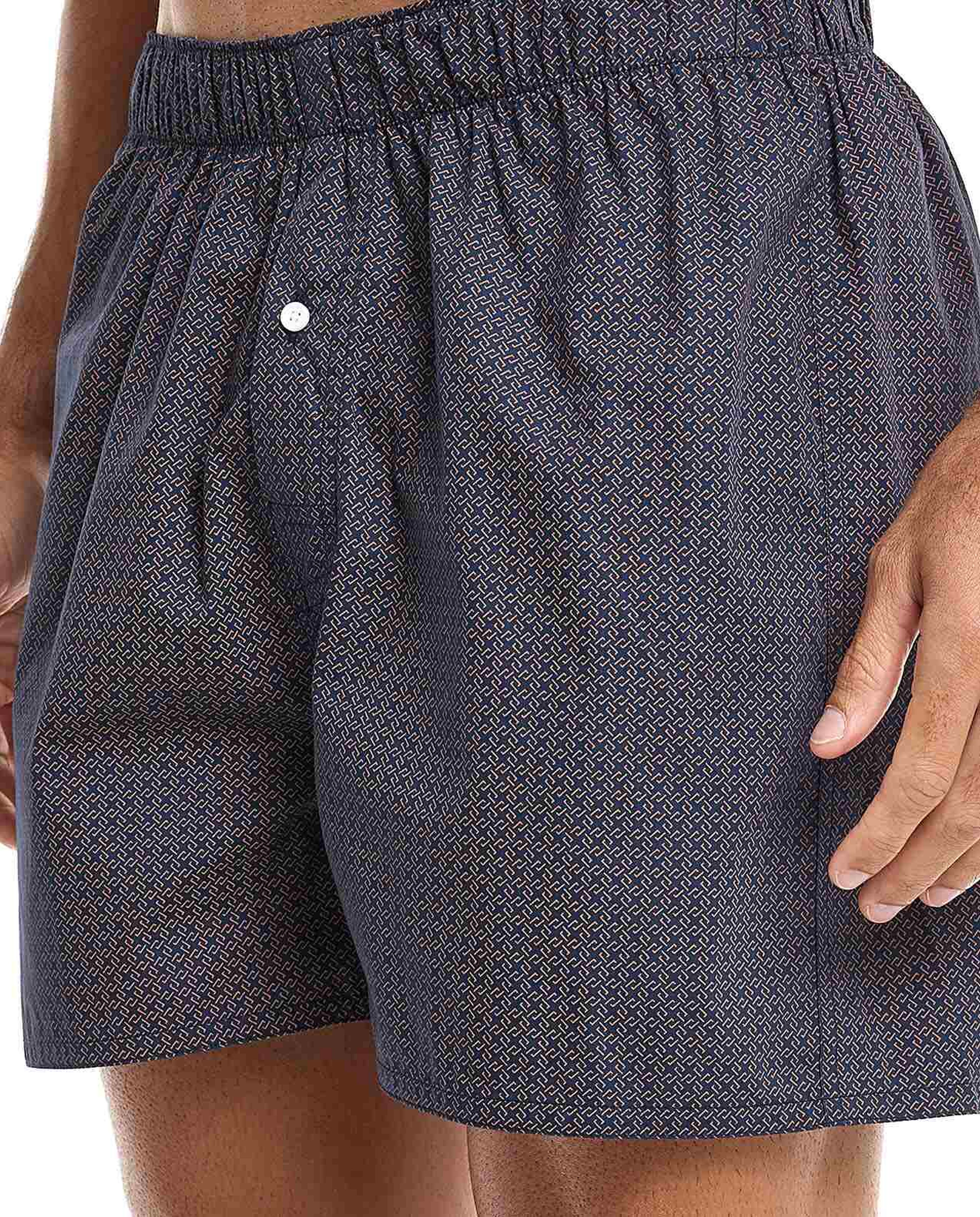 Patterned Boxers with Elastic Waist