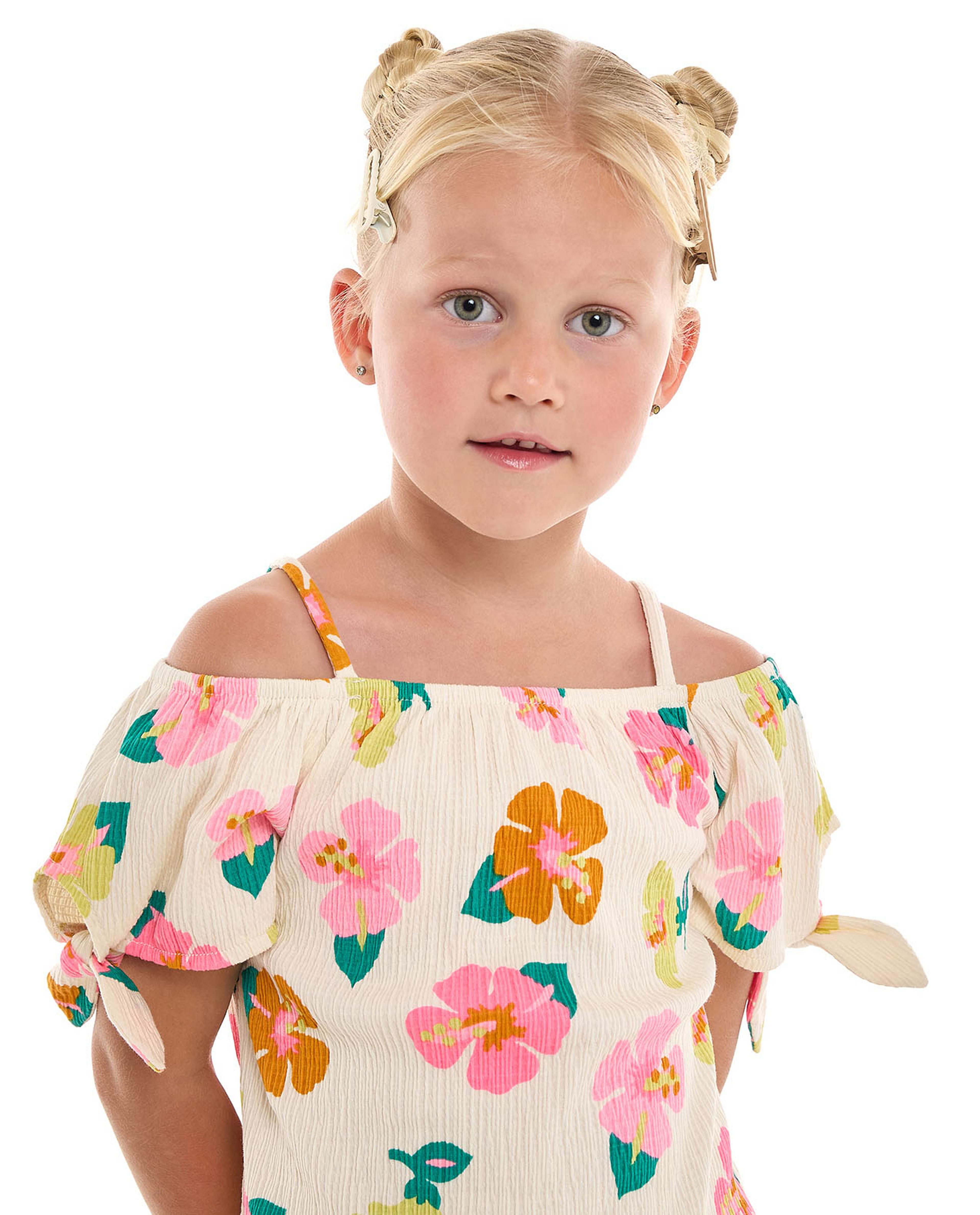 Floral Printed Off Shoulder Top