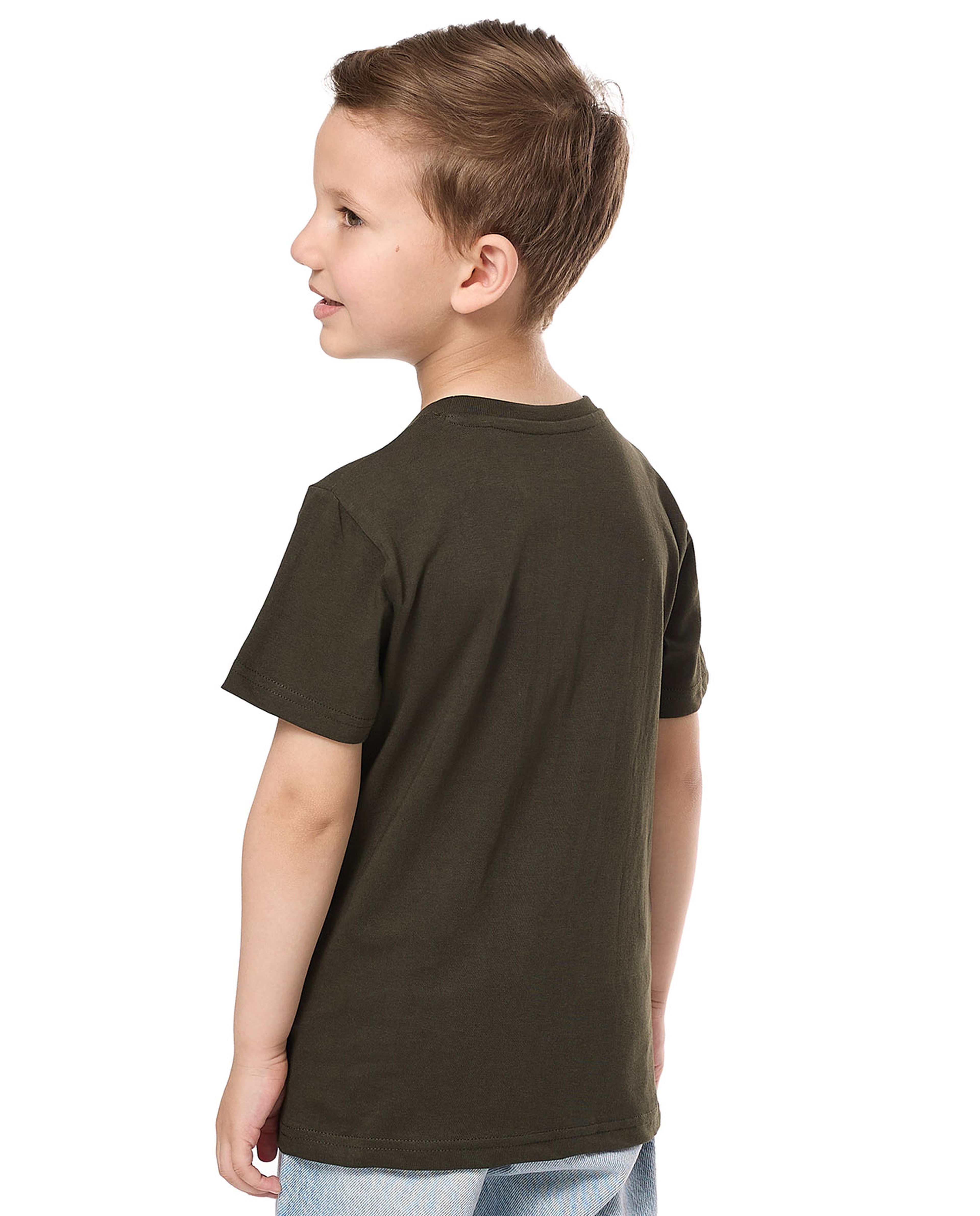 NASA Printed T-Shirt with Crew Neck and Short Sleeves