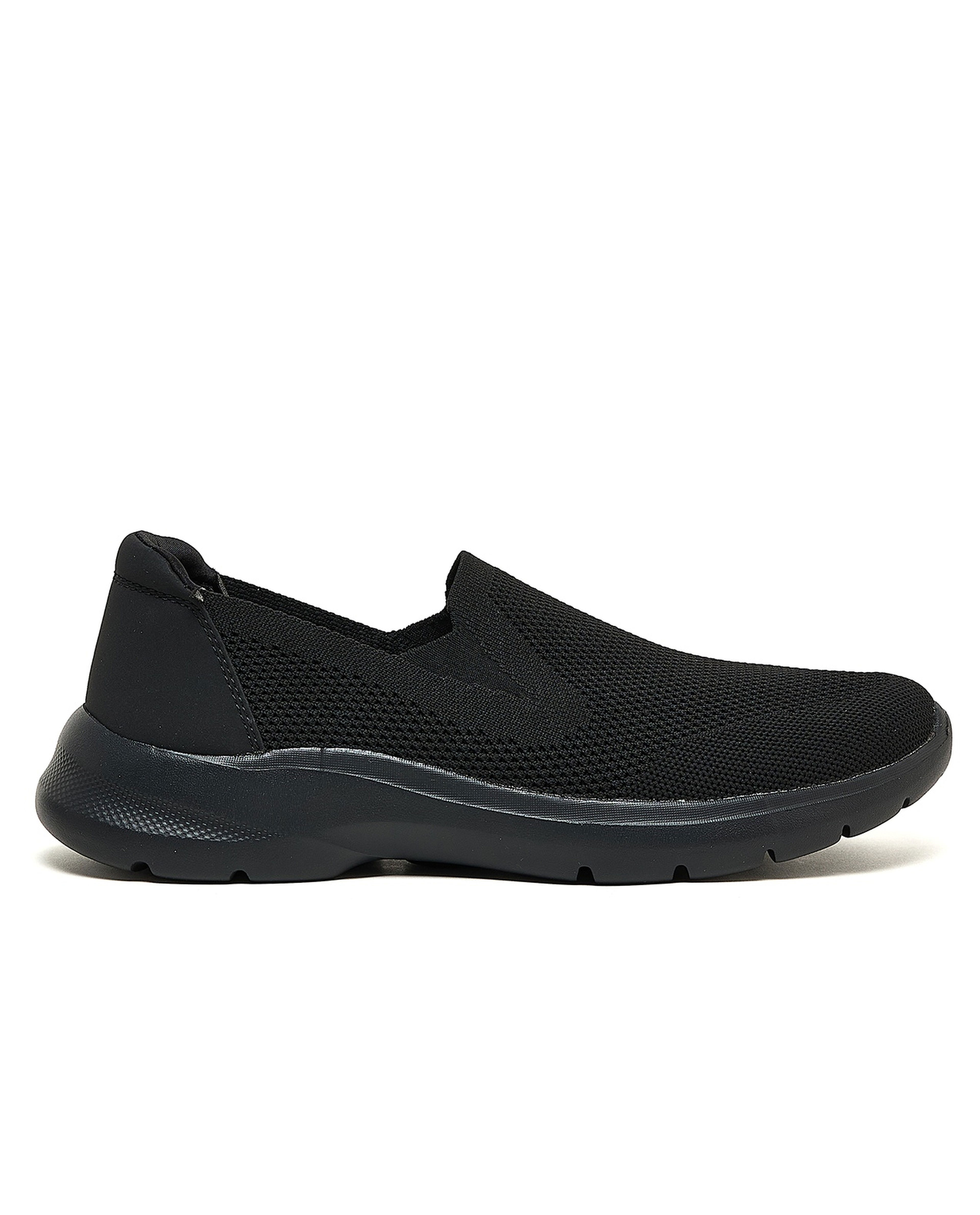 Knitted Slip-On Walking Shoes