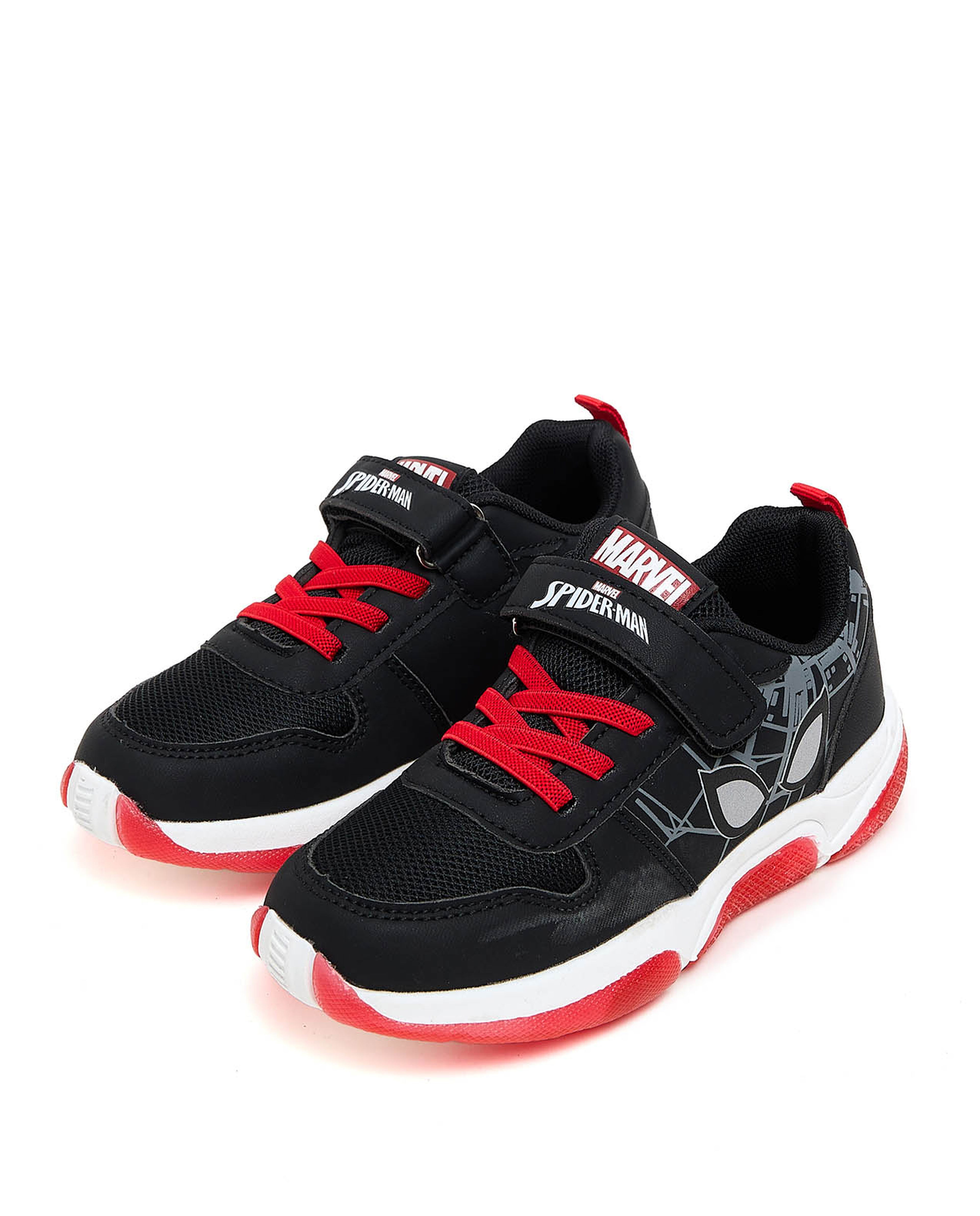 Spiderman Applied Velcro Closure Shoes