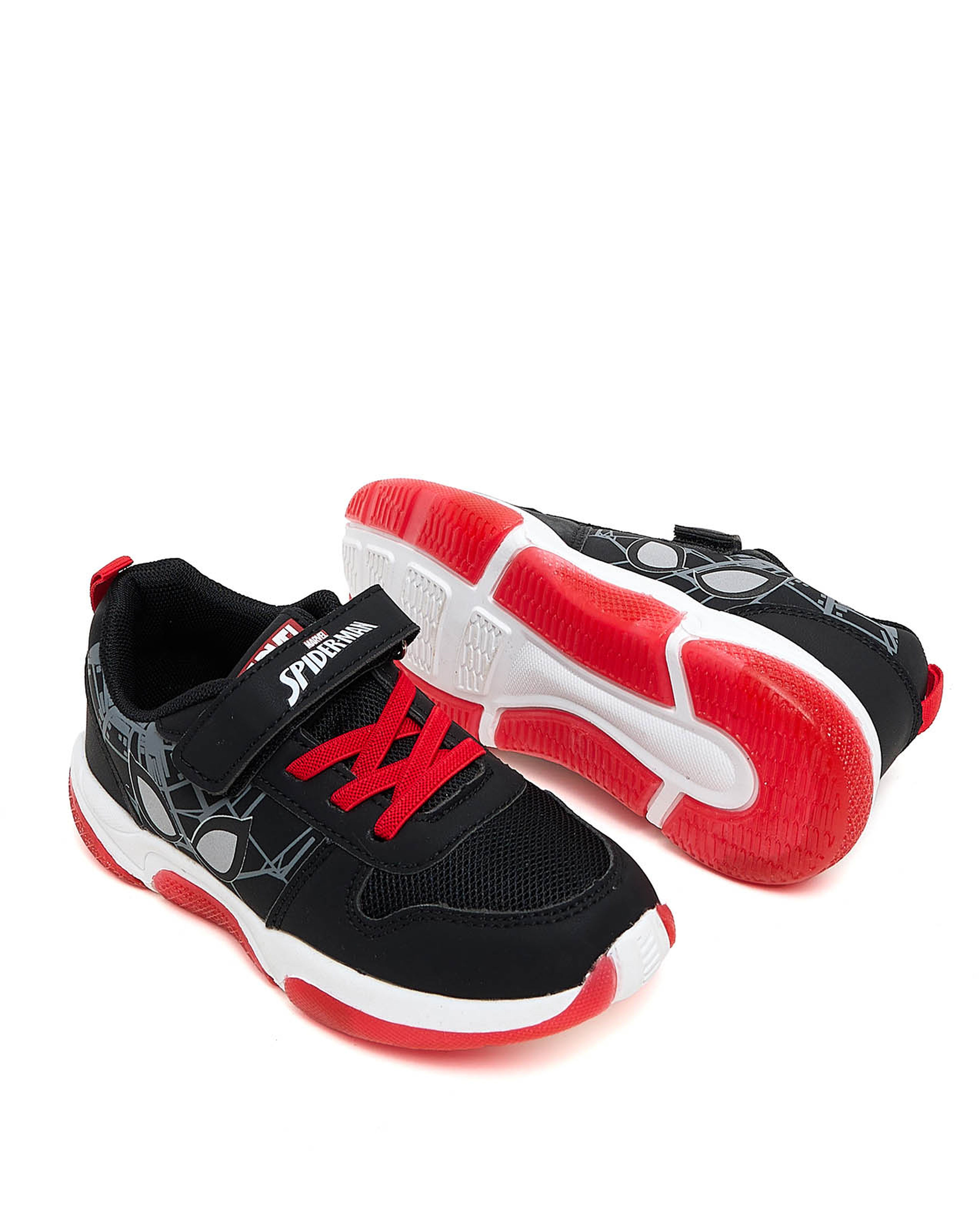 Spiderman Applied Velcro Closure Shoes