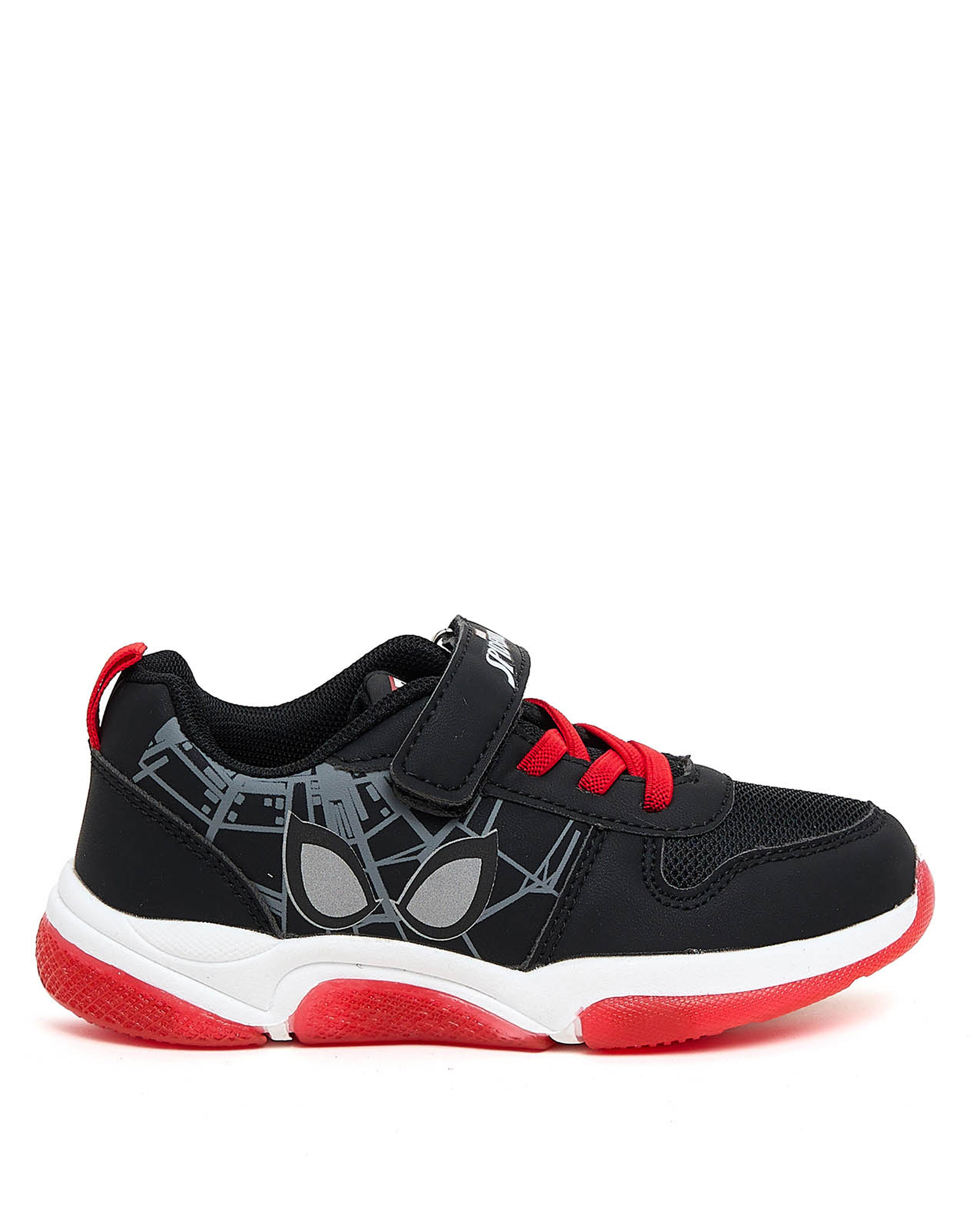 Spiderman Applied Velcro Closure Shoes