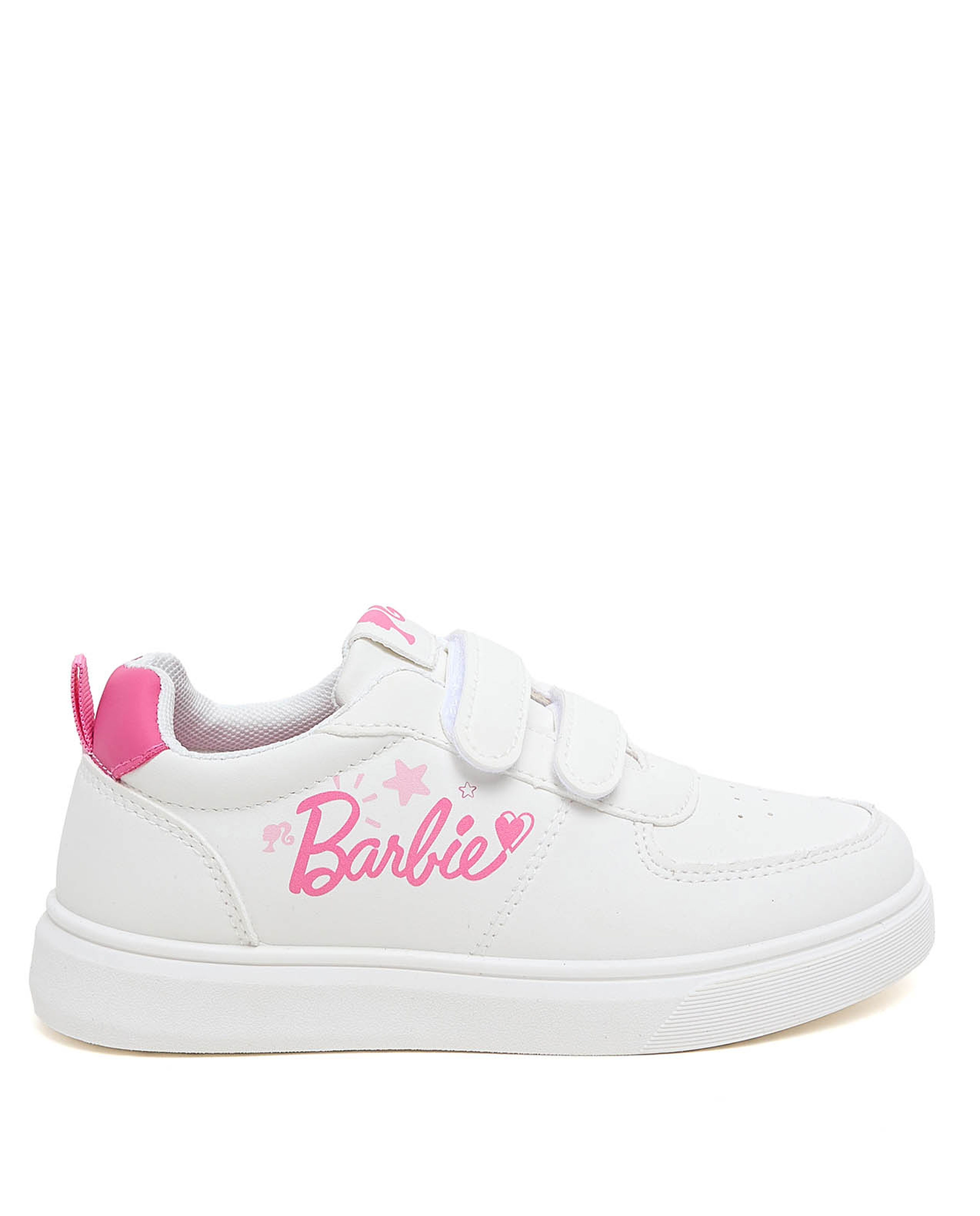Barbie Printed Velcro Closure Sneakers