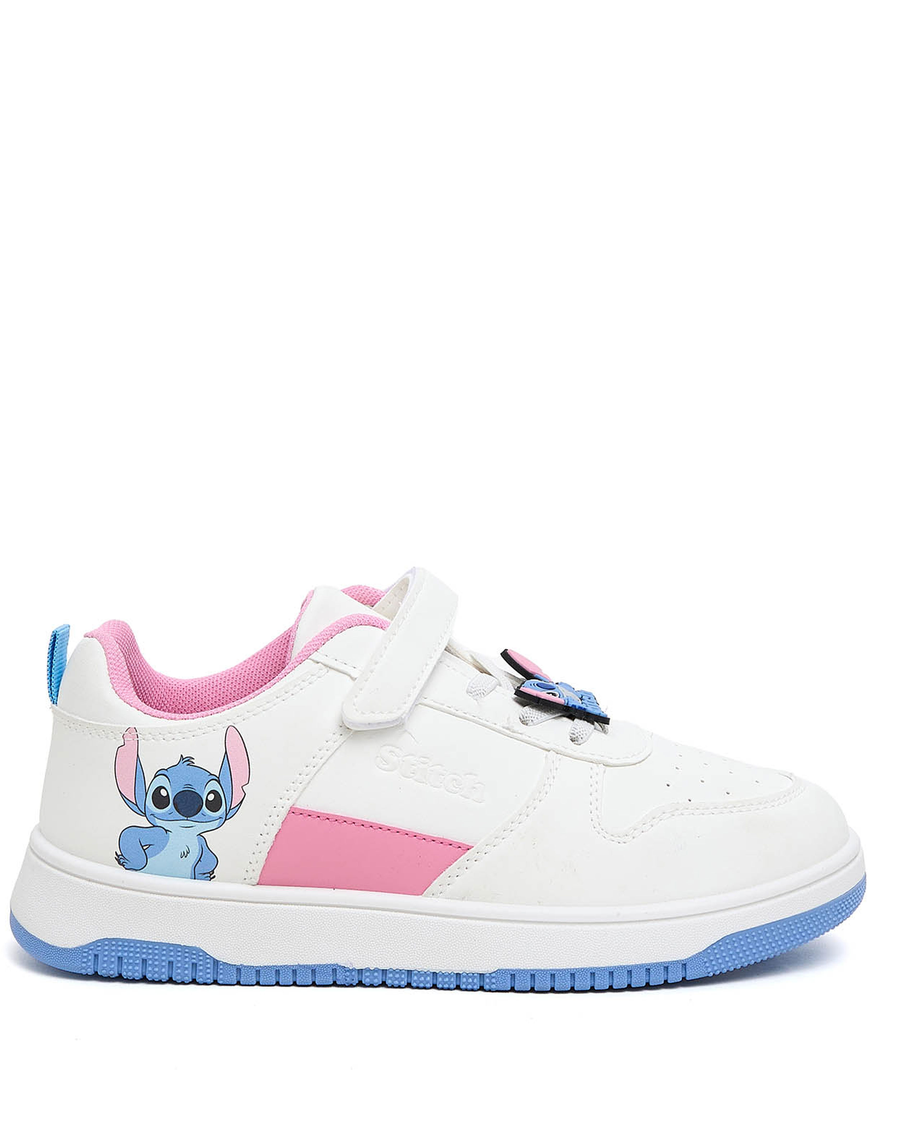 Stitch Printed Velcro Closure Sneakers