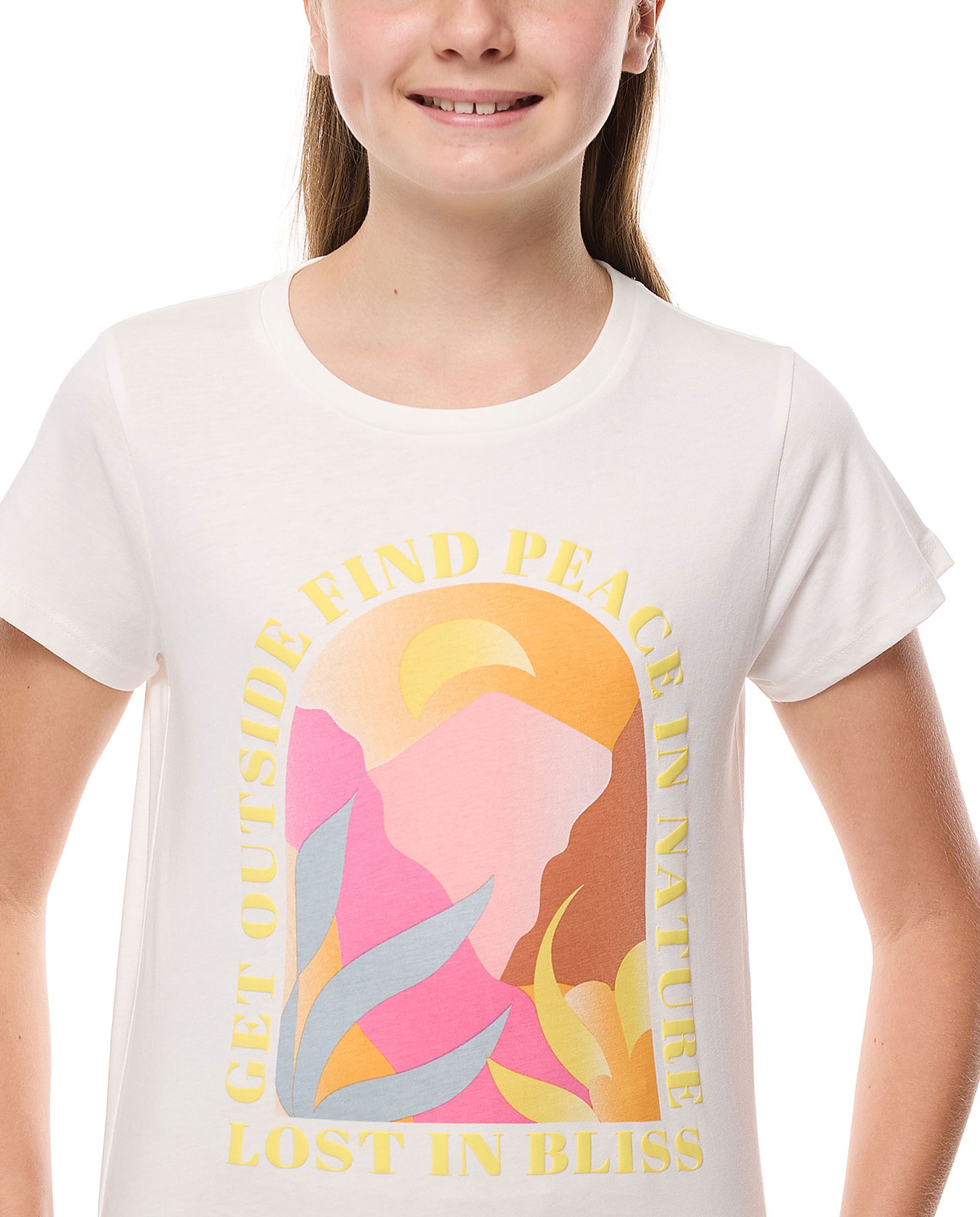 Printed T-Shirt with Crew Neck and Short Sleeves