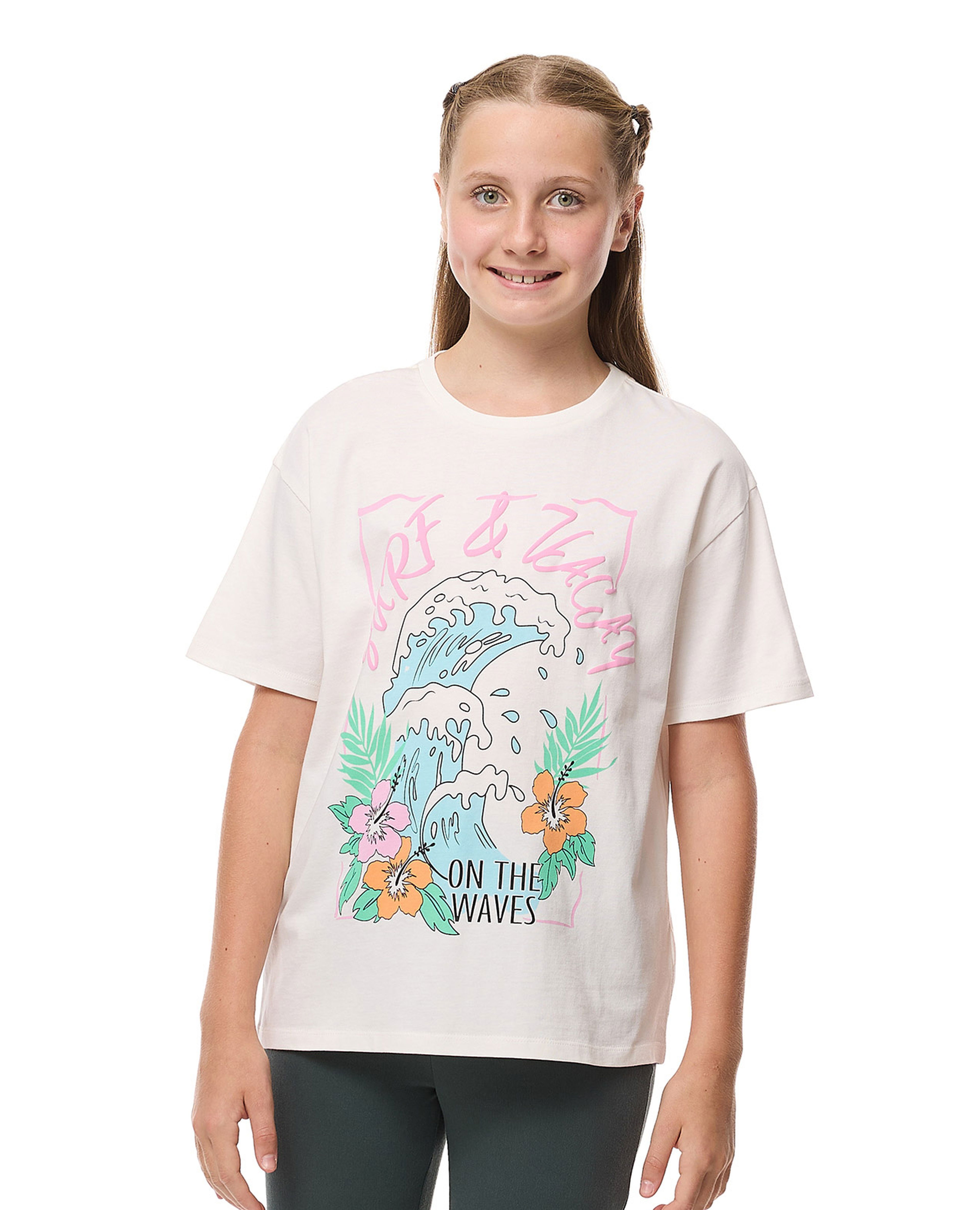 Printed T-Shirt with Crew Neck and Short Sleeves