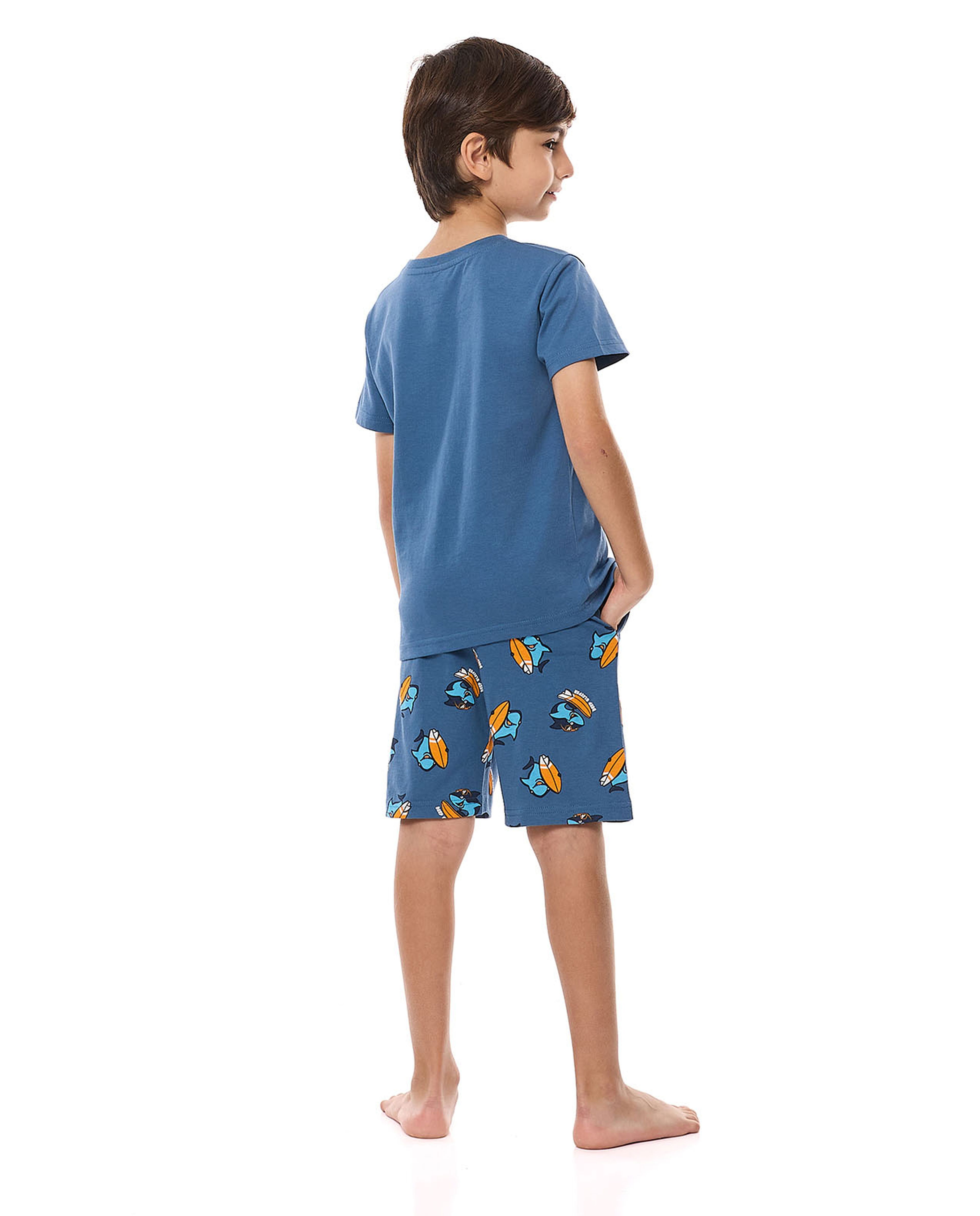 Printed Shorty Pyjama Set