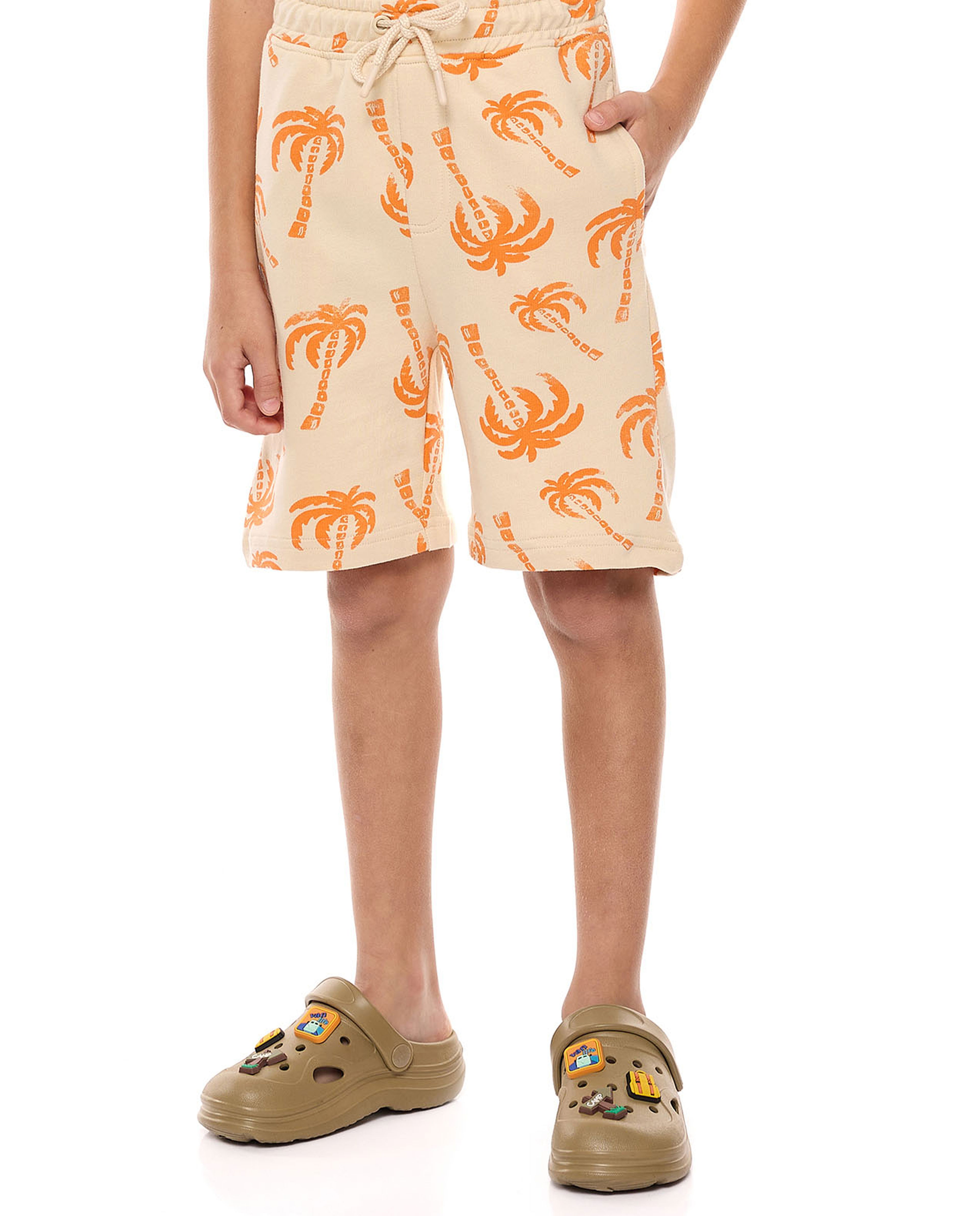 Printed T-Shirt and Shorts Set