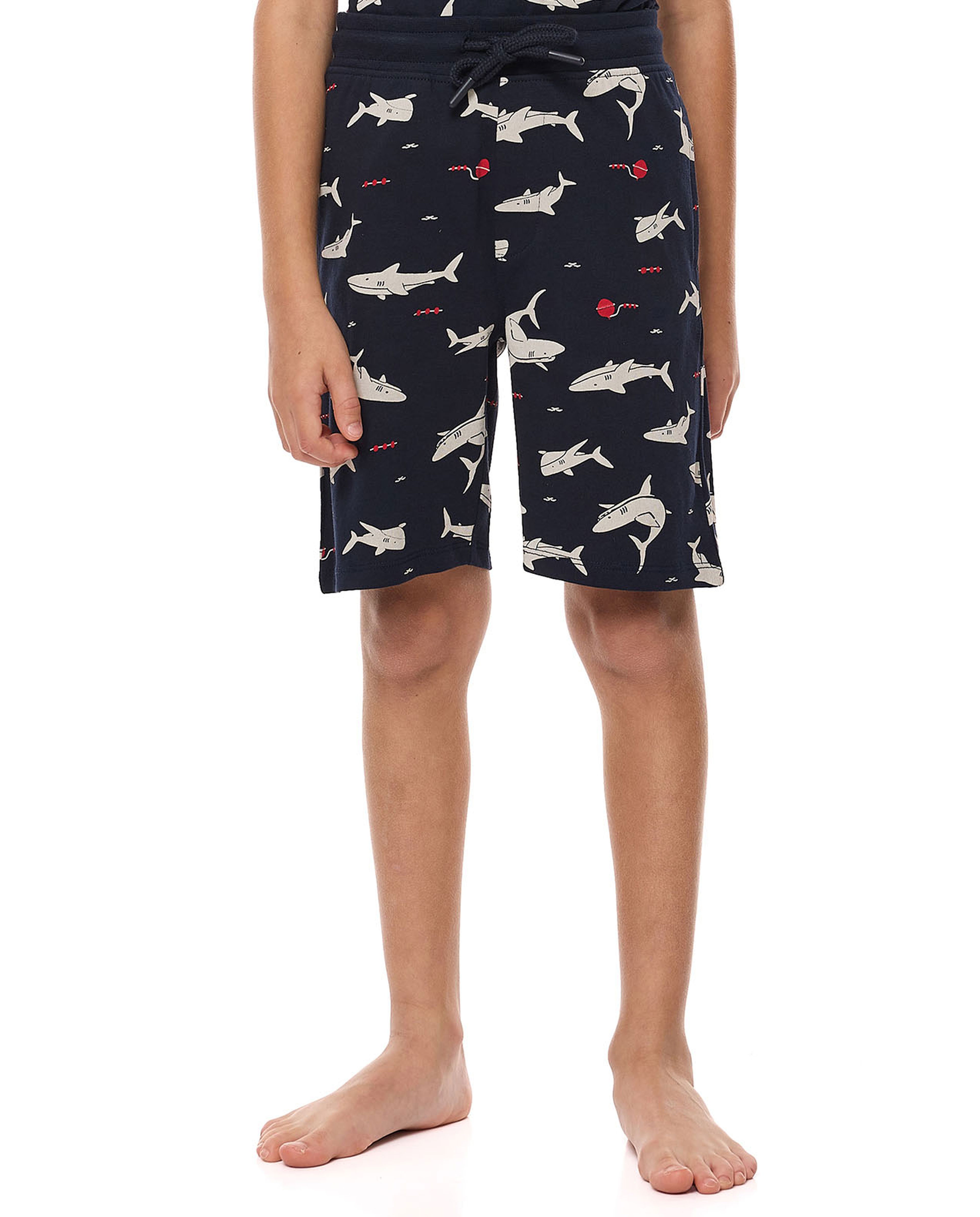 Printed Shorty Pyjama Set