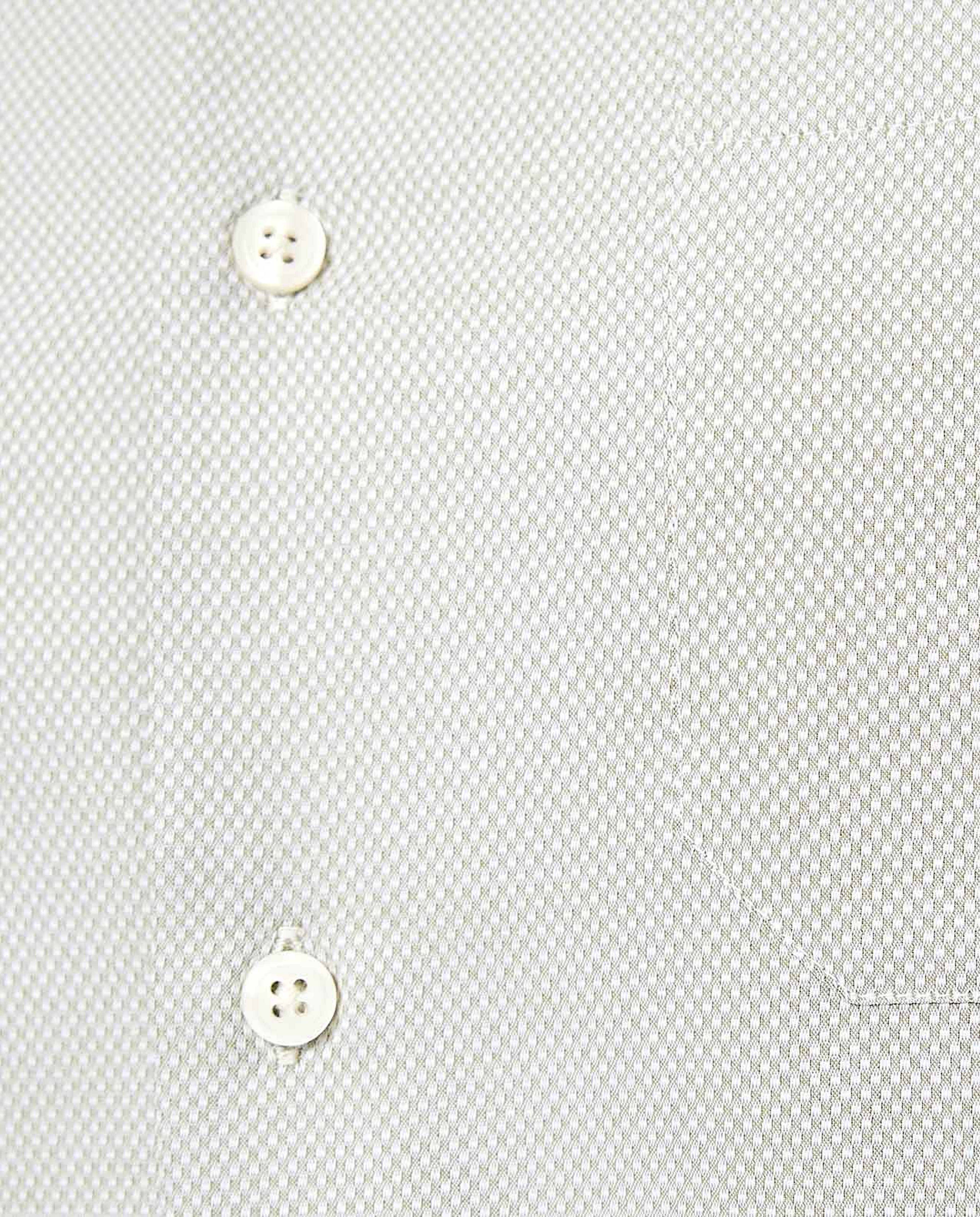 Textured Shirt with Button-Down Collar and Short Sleeves