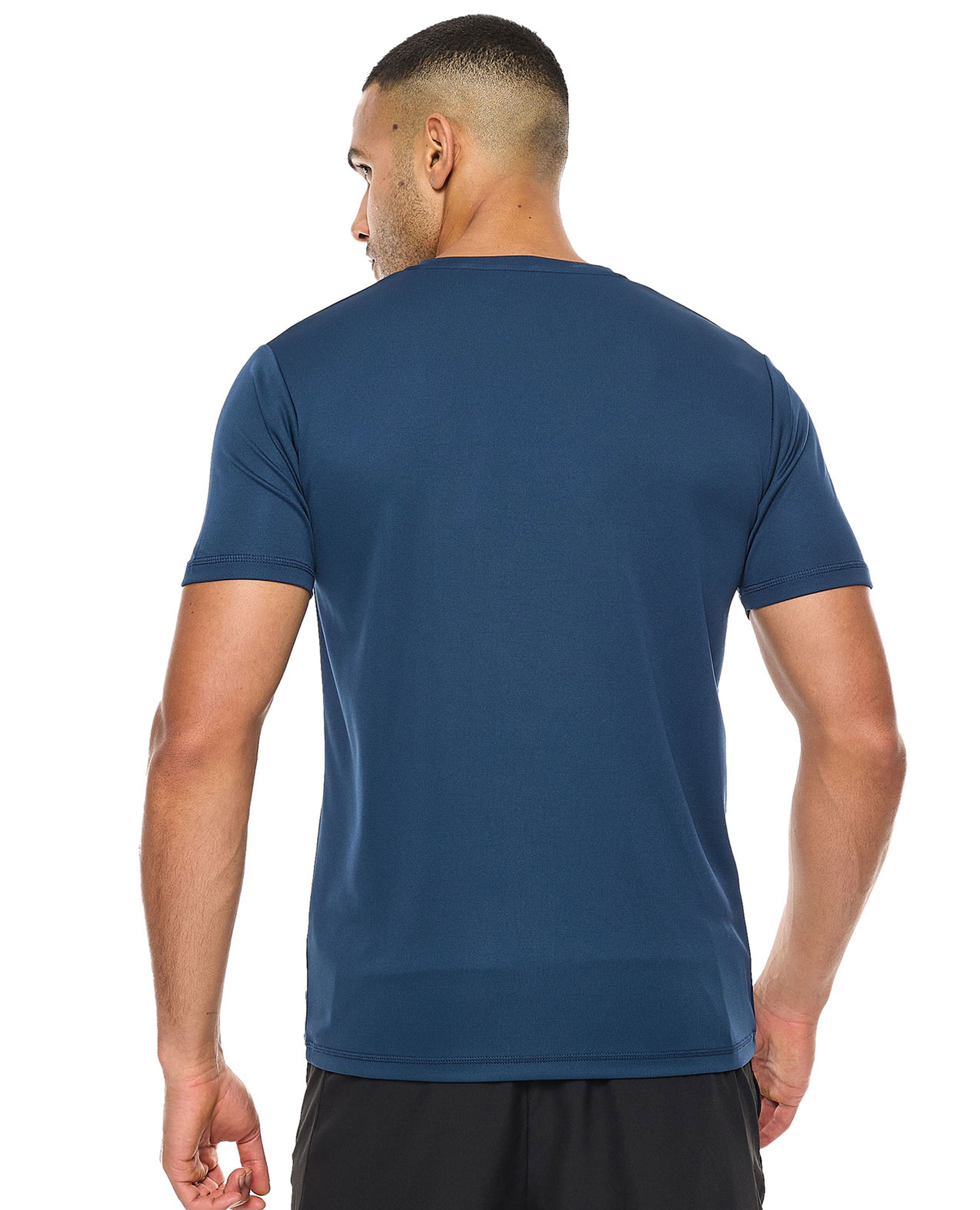 Printed Active T-Shirt with Crew Neck and Short Sleeves