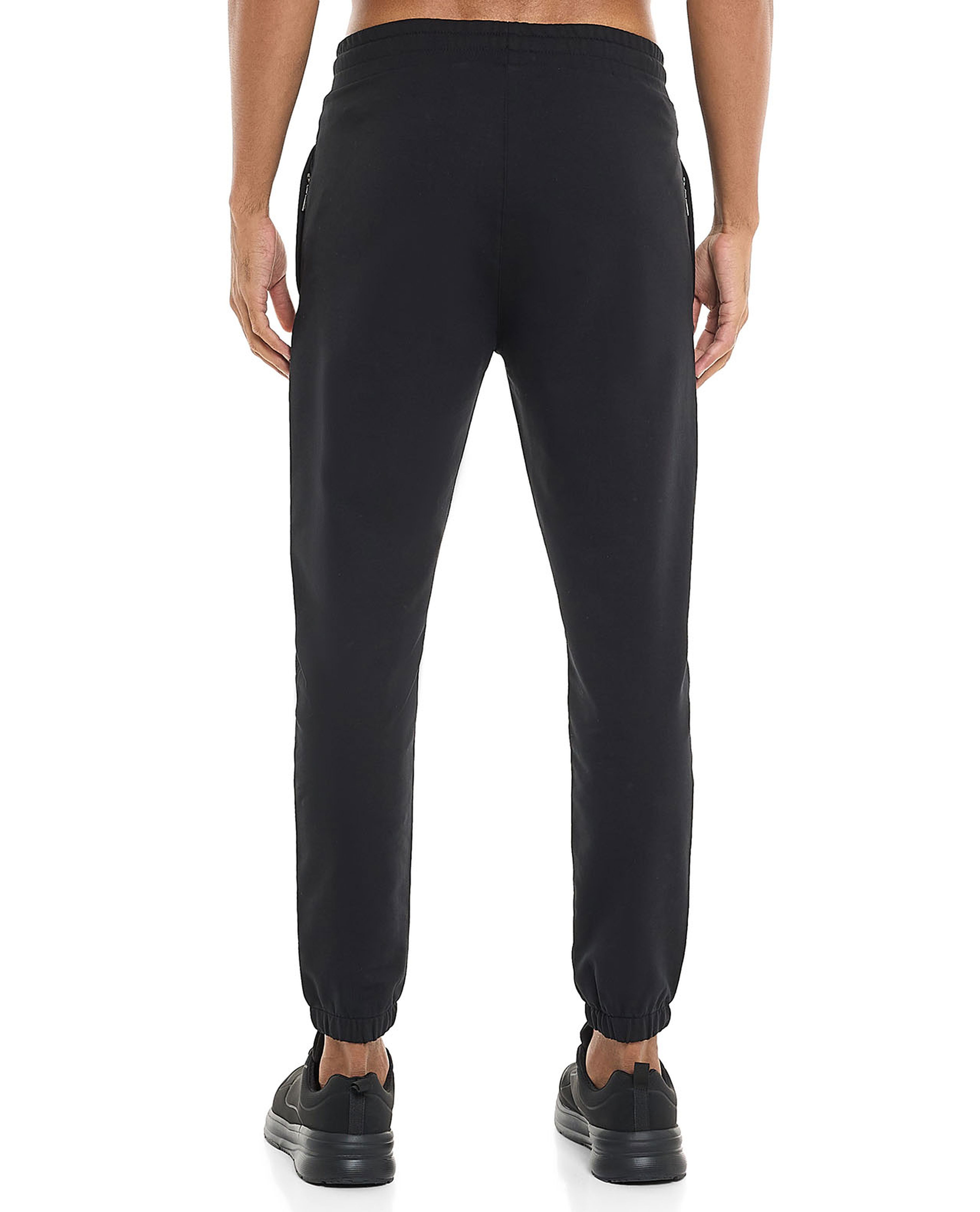 Solid Joggers with Drawstring Waist
