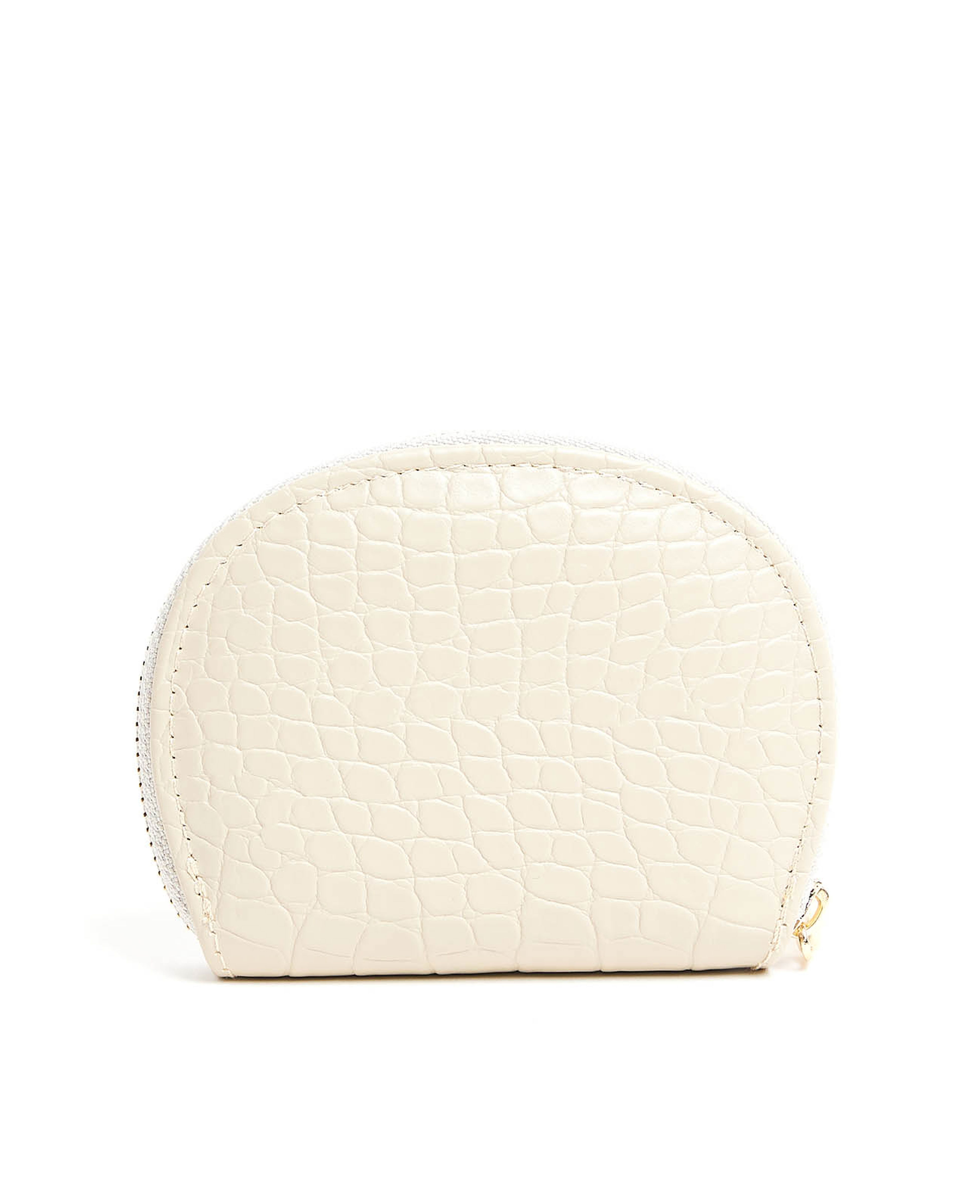 Textured Cosmetic Pouch