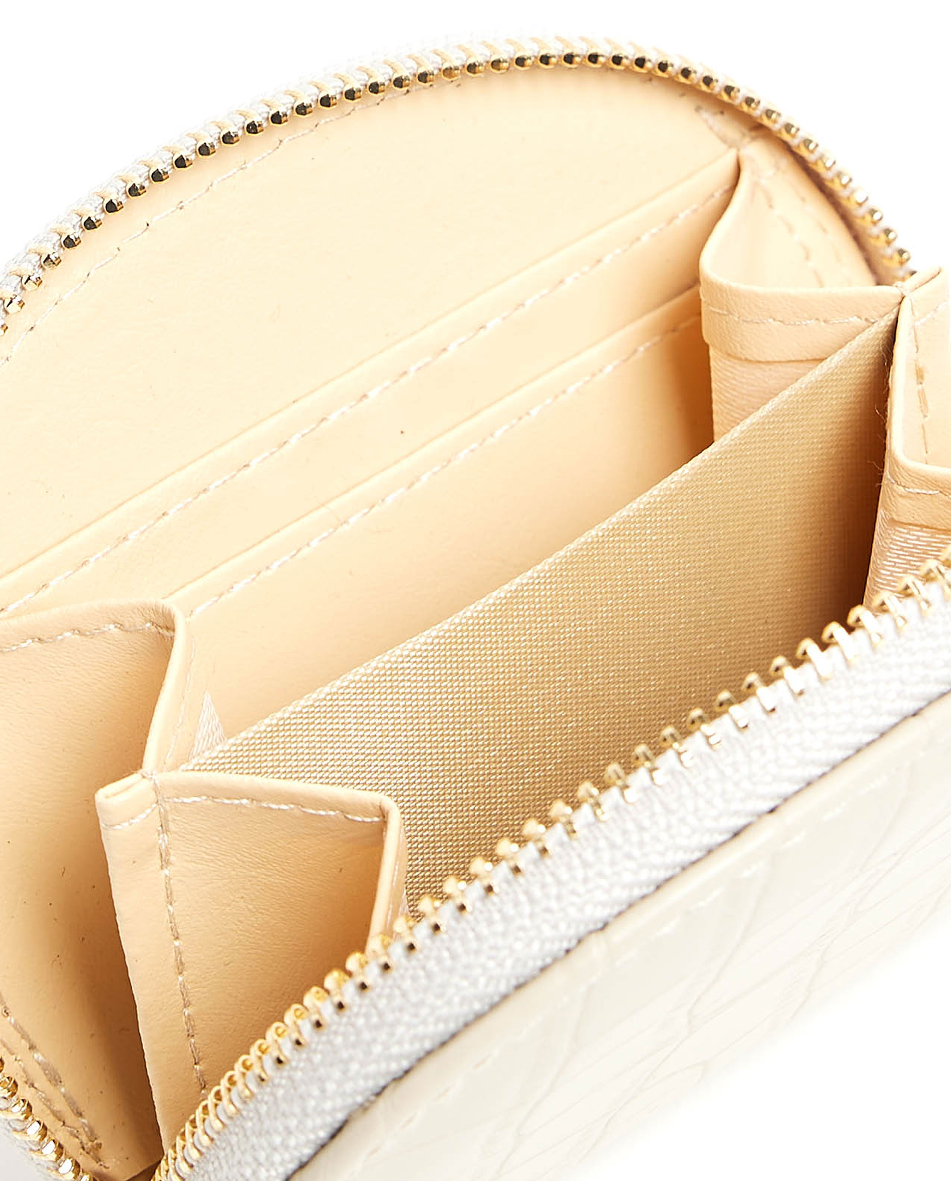 Textured Cosmetic Pouch
