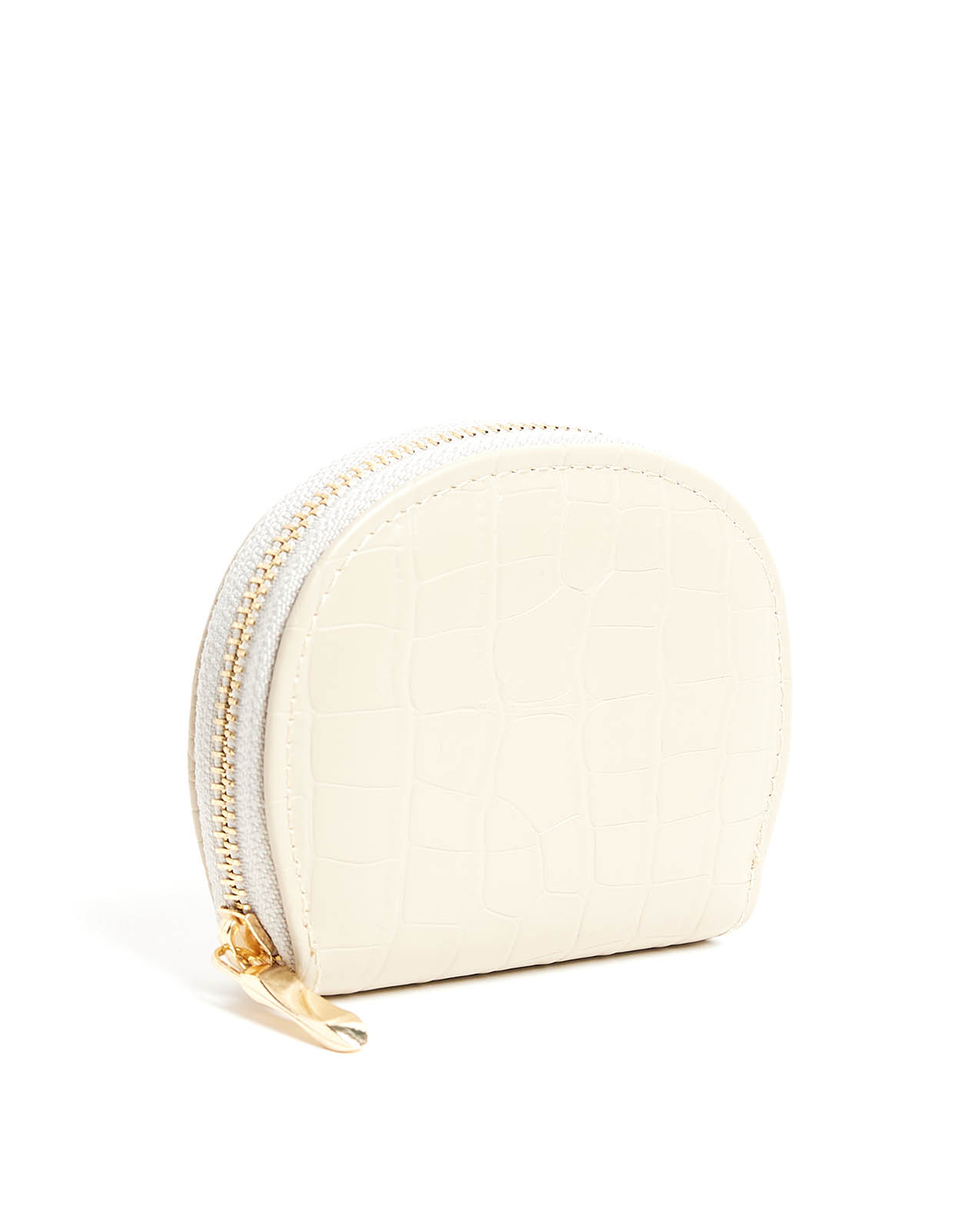 Textured Cosmetic Pouch