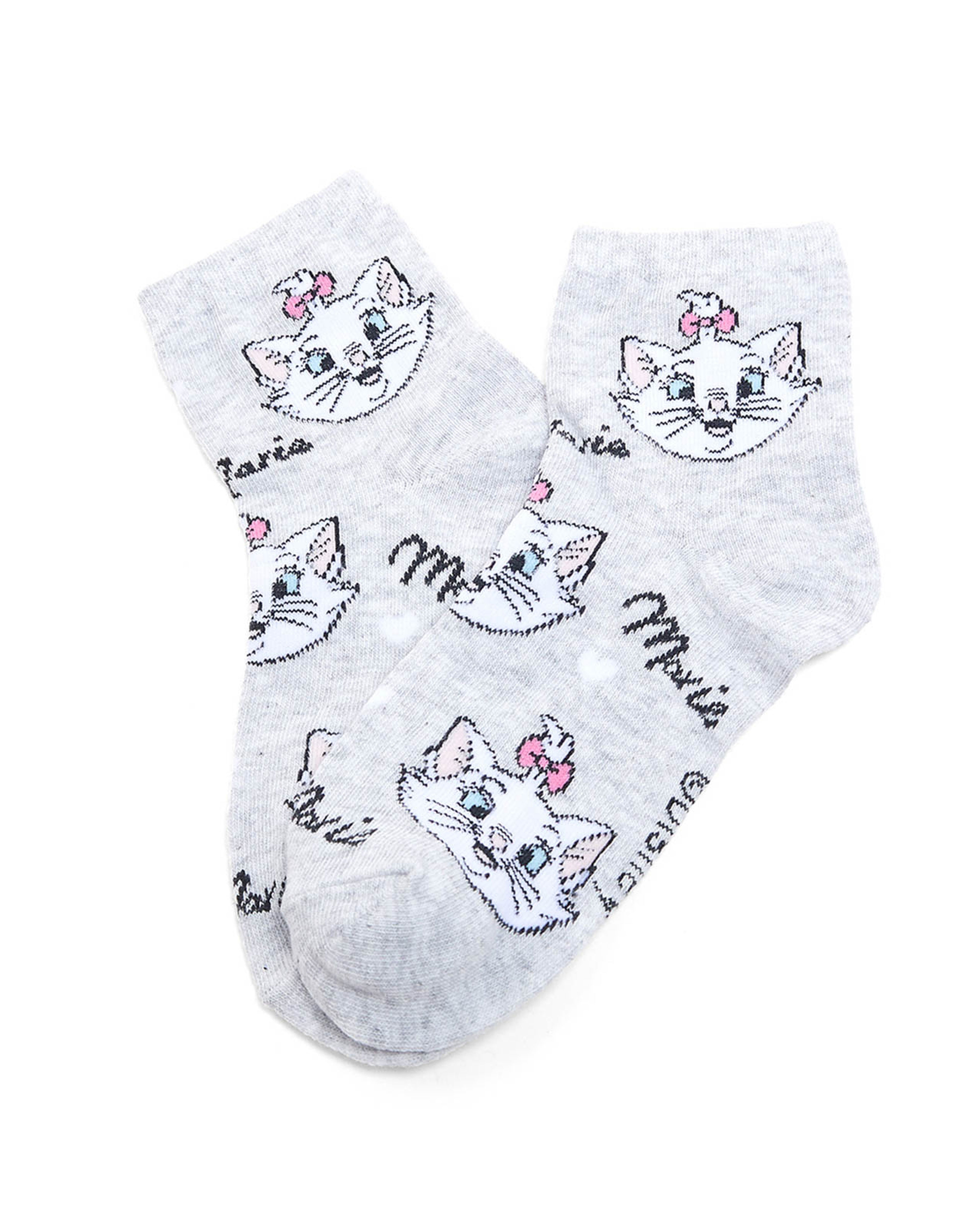 3 Pack Marie Print Ankle Socks